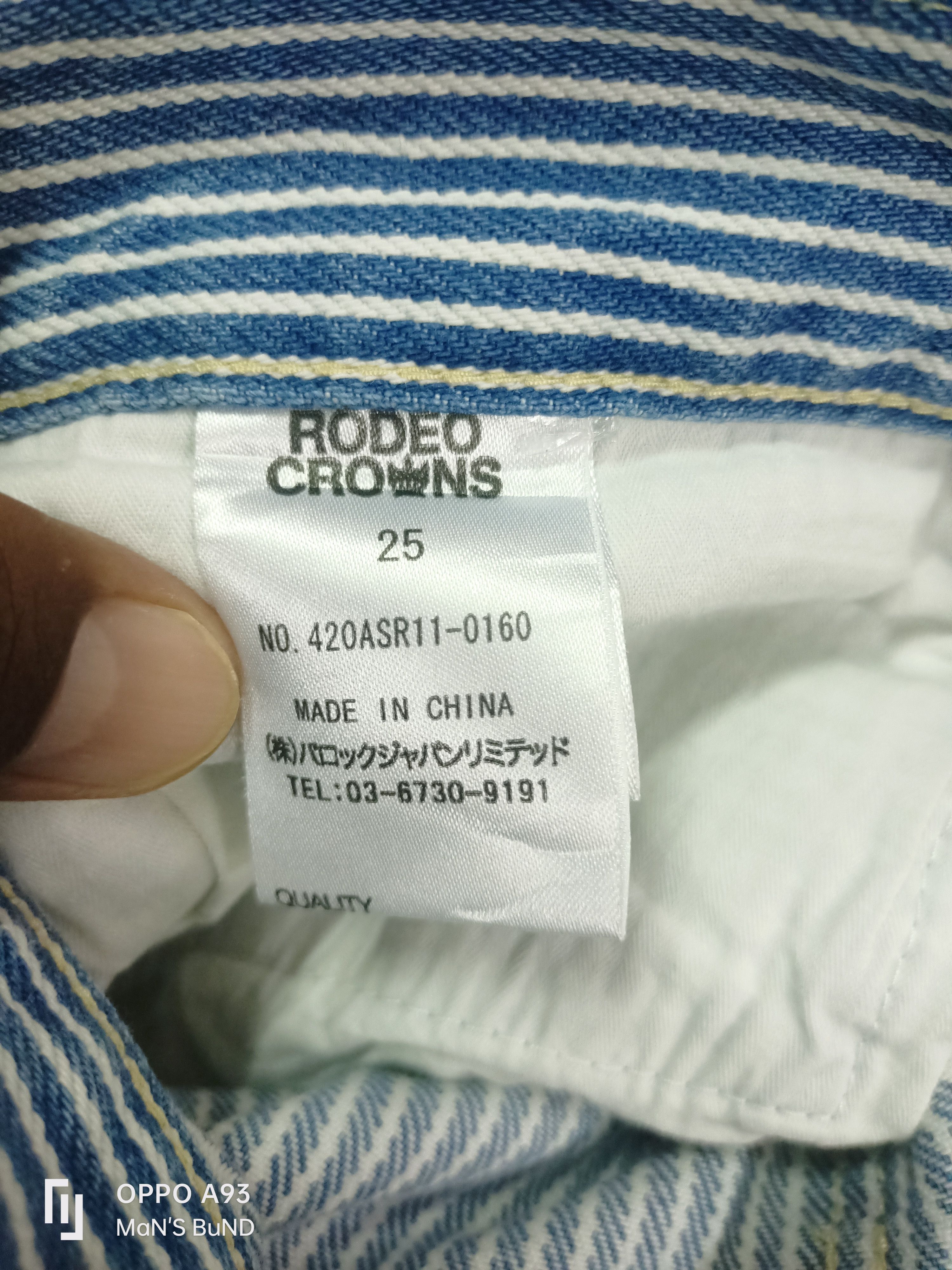 Japanese Brand RODEO CROWNS JEANS NICE DESIGN Size US 30 / EU 46 - 14 Thumbnail