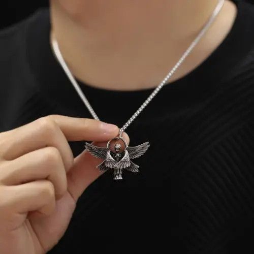 Jewelry Angel Necklace Punk Chain Size ONE SIZE - 1 Thumbnail