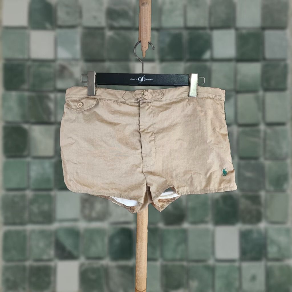 Polo Ralph Lauren VINTAGE Polo Ralph Lauren SWIMMING WEAR SHORT PANTS SZ L 36 MADE IN USA Beige Bermuda Men 36 INCH 11 INCH OUT SIDE LEG Size US M / EU 48-50 / 2 - 1 Thumbnail