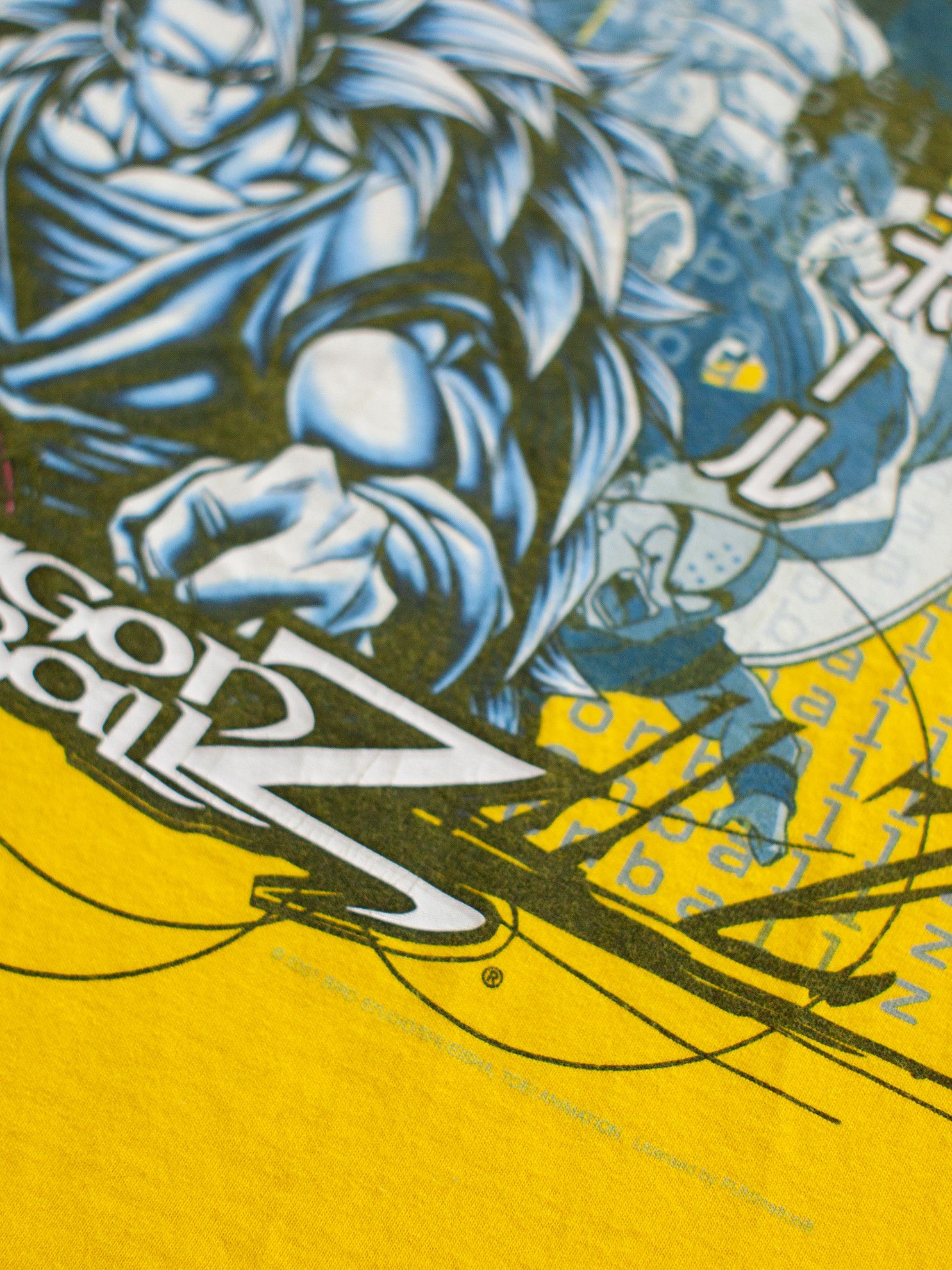 Cartoon Network Vintage 2002 Dragon Ball Z Goku Vegeta 00s Anime T-Shirt Size US XL / EU 56 / 4 - 6 Thumbnail