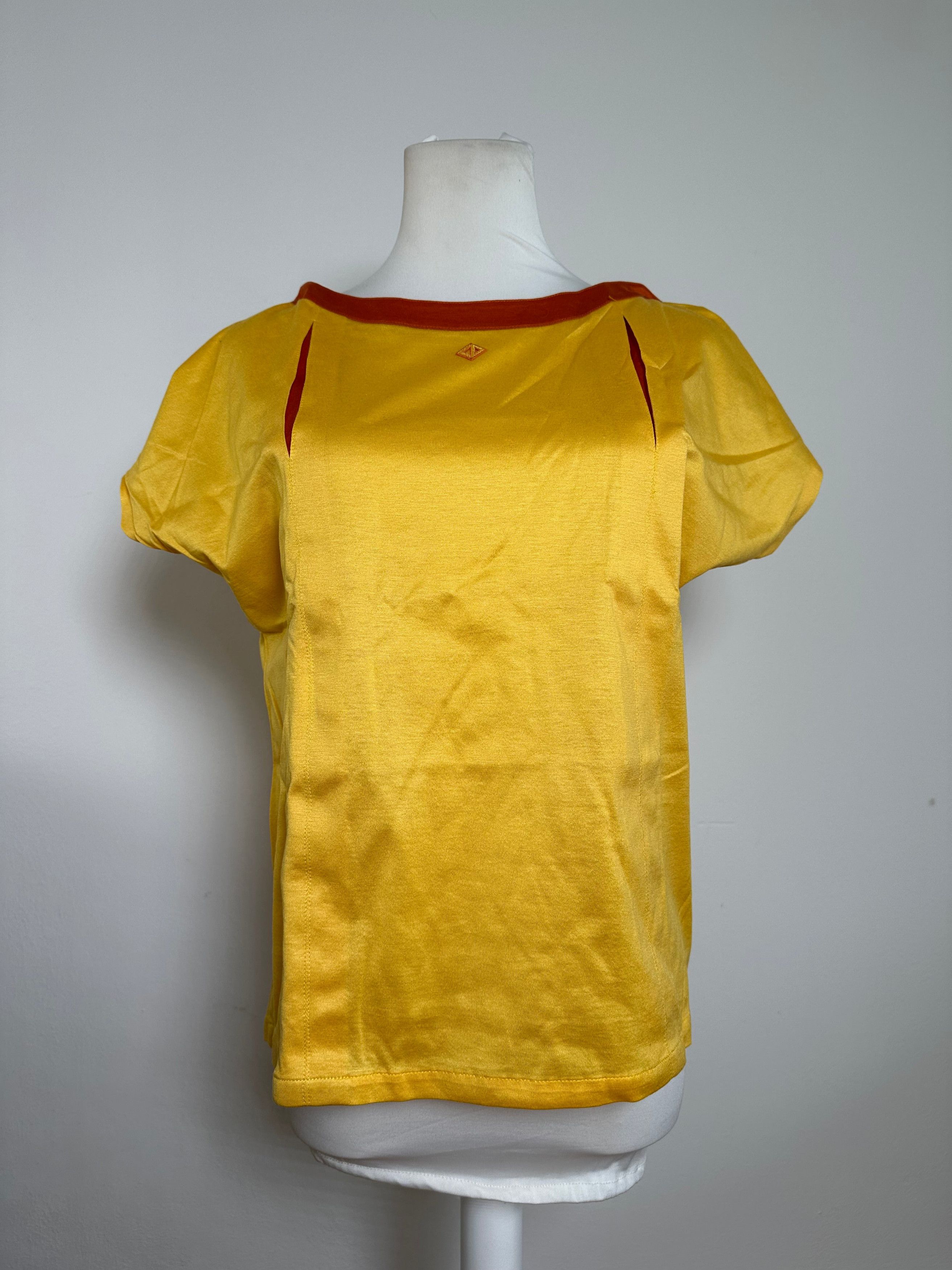 Dior Vintage Cotton T Shirt Yellow Size M / US 6-8 / IT 42-44 - 1 Thumbnail