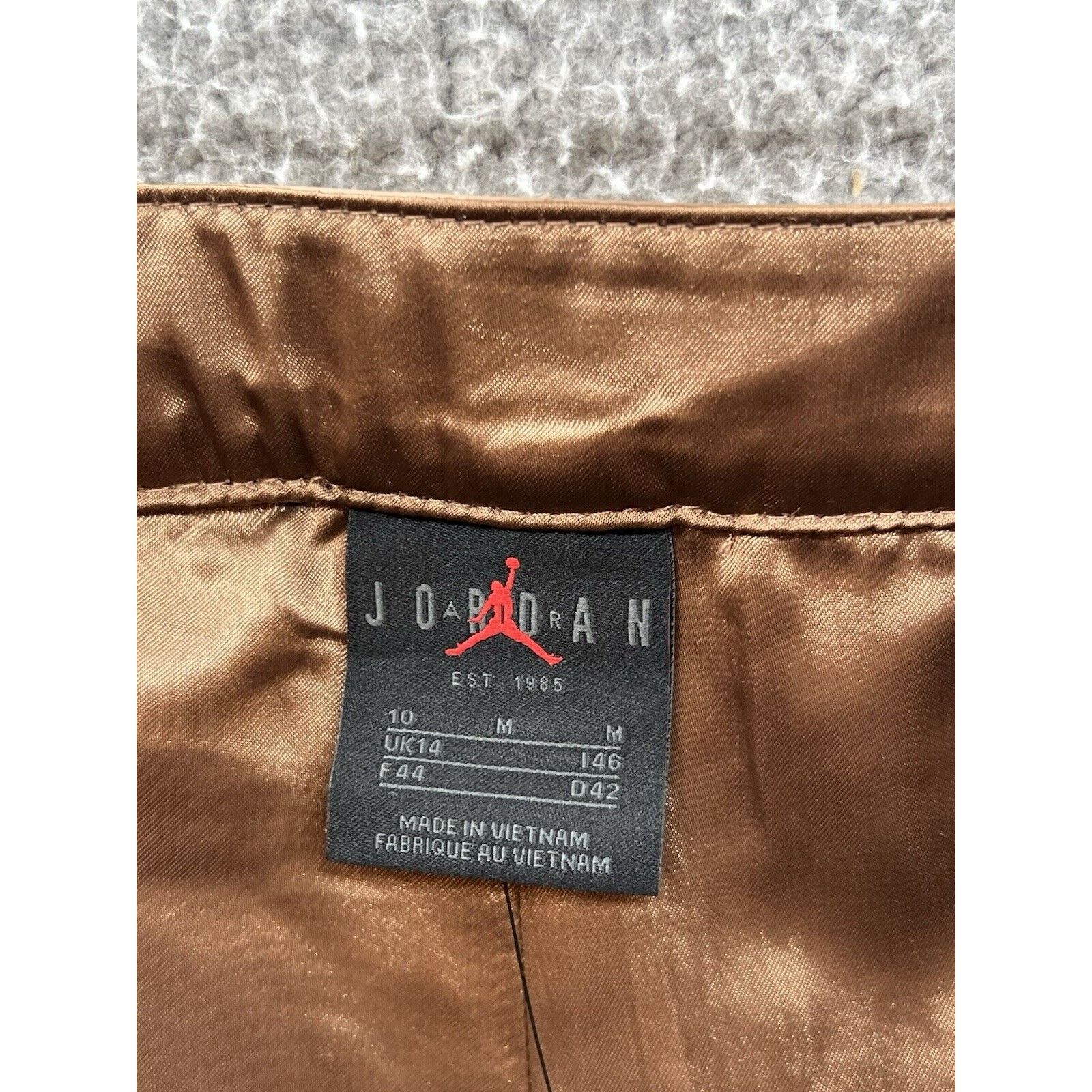 Jordan Brand Jordan Travis Scott Brown Leather Moto Pants 10 DX8601-256 Size 32" / US 10 / IT 46 - 3 Thumbnail