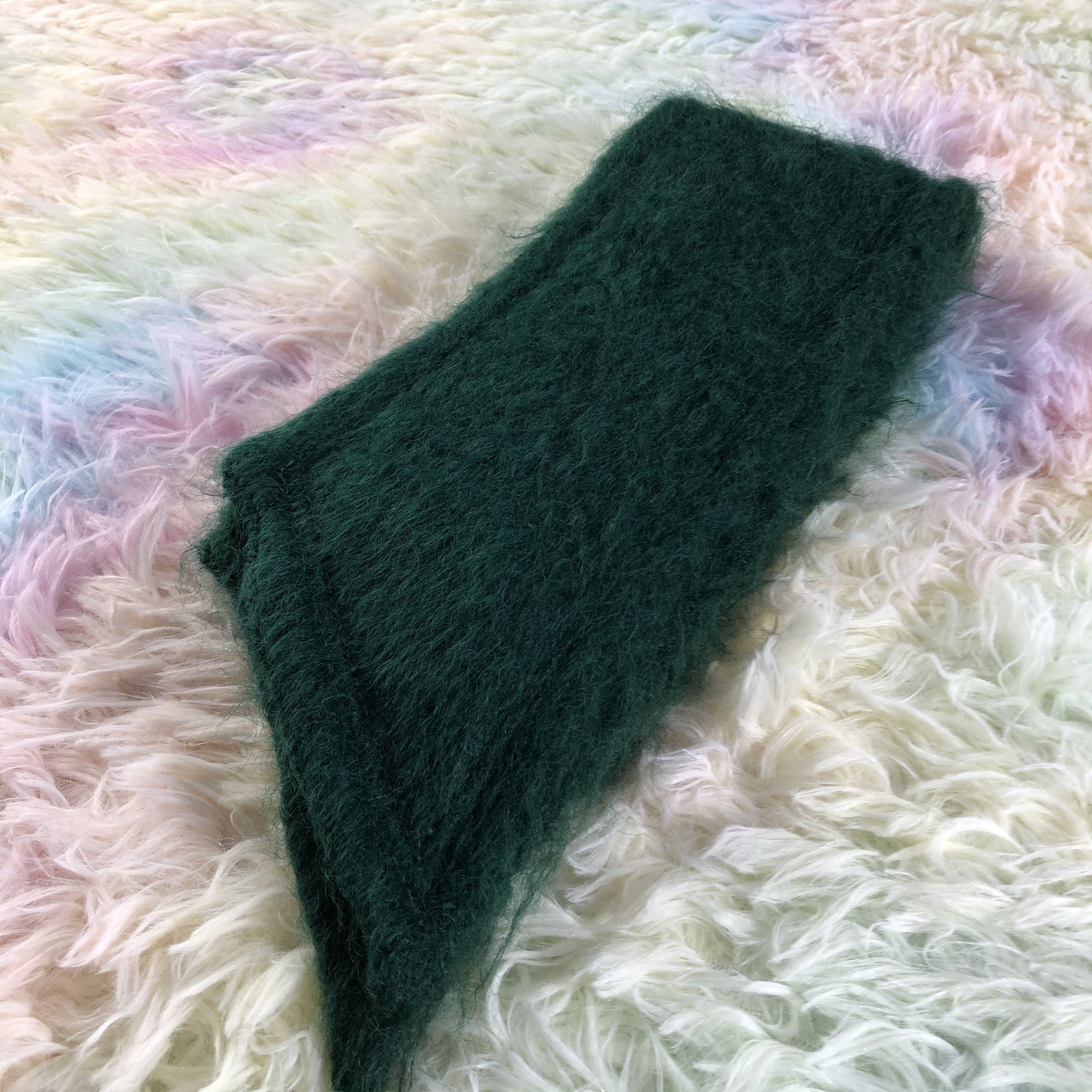 Vintage Mohair Scarf / Muffler / Neckwear - KM149 Size ONE SIZE - 3 Thumbnail