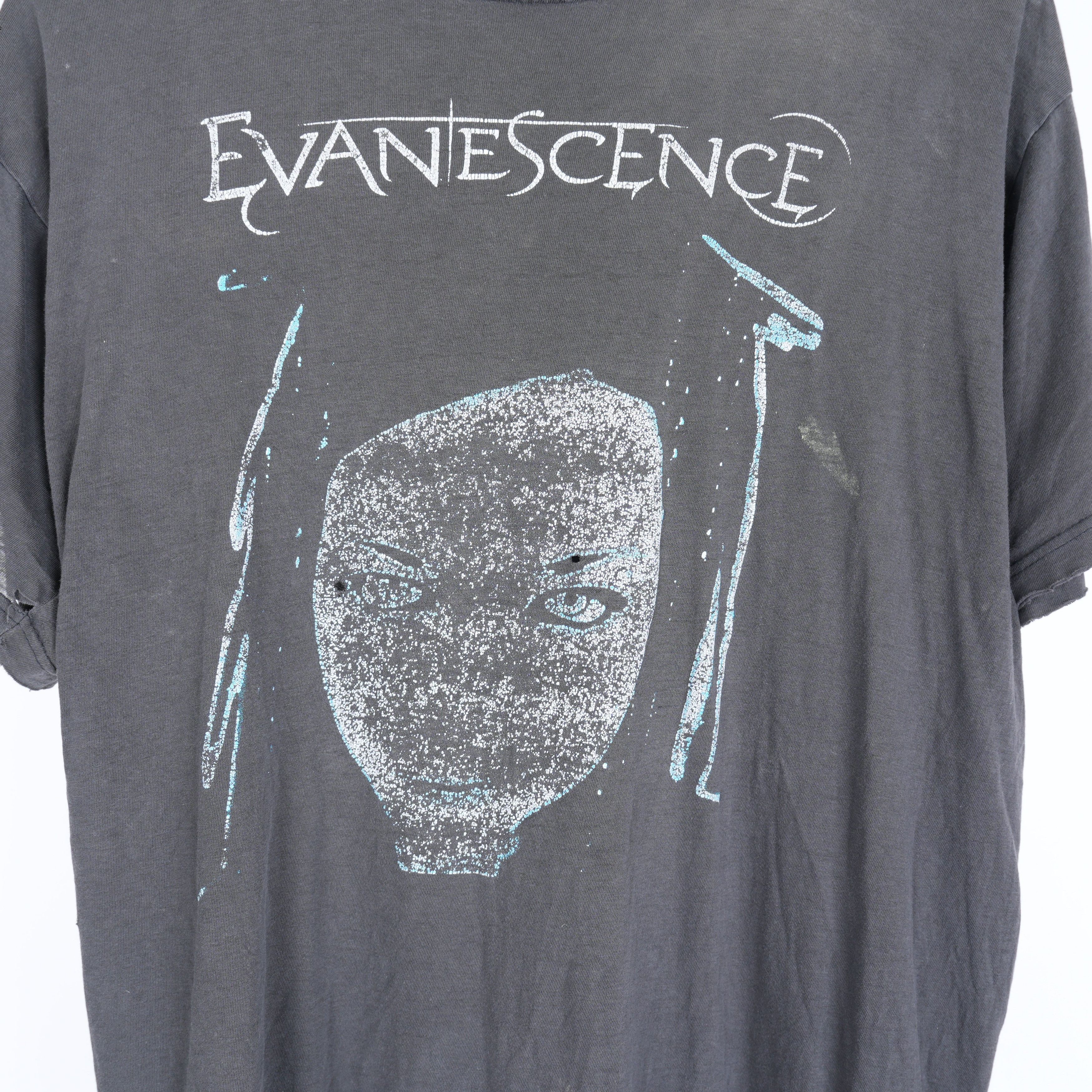 Vintage VINTAGE EVANESENCE THRASHED T-SHIRT Size US L / EU 52-54 / 3 - 3 Thumbnail