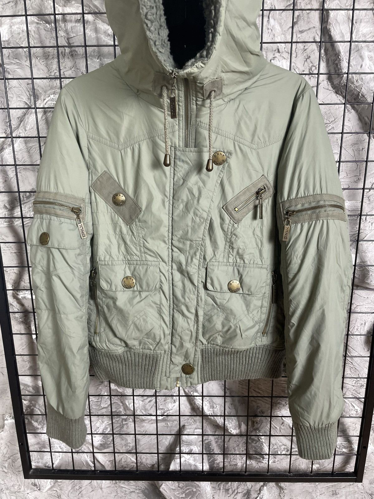 Issey Miyake 2000s Multipocket Y2K Huge Hood Bomber LGB GOA Japanese Vibe Size US M / EU 48-50 / 2 - 7 Thumbnail