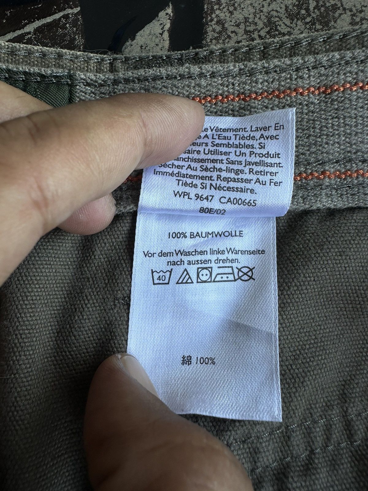Eddie Bauer × Vintage Vintage Eddie Bauer Baggy Sunfaded Cargo Pant D161 Size US 36 / EU 52 - 10 Thumbnail