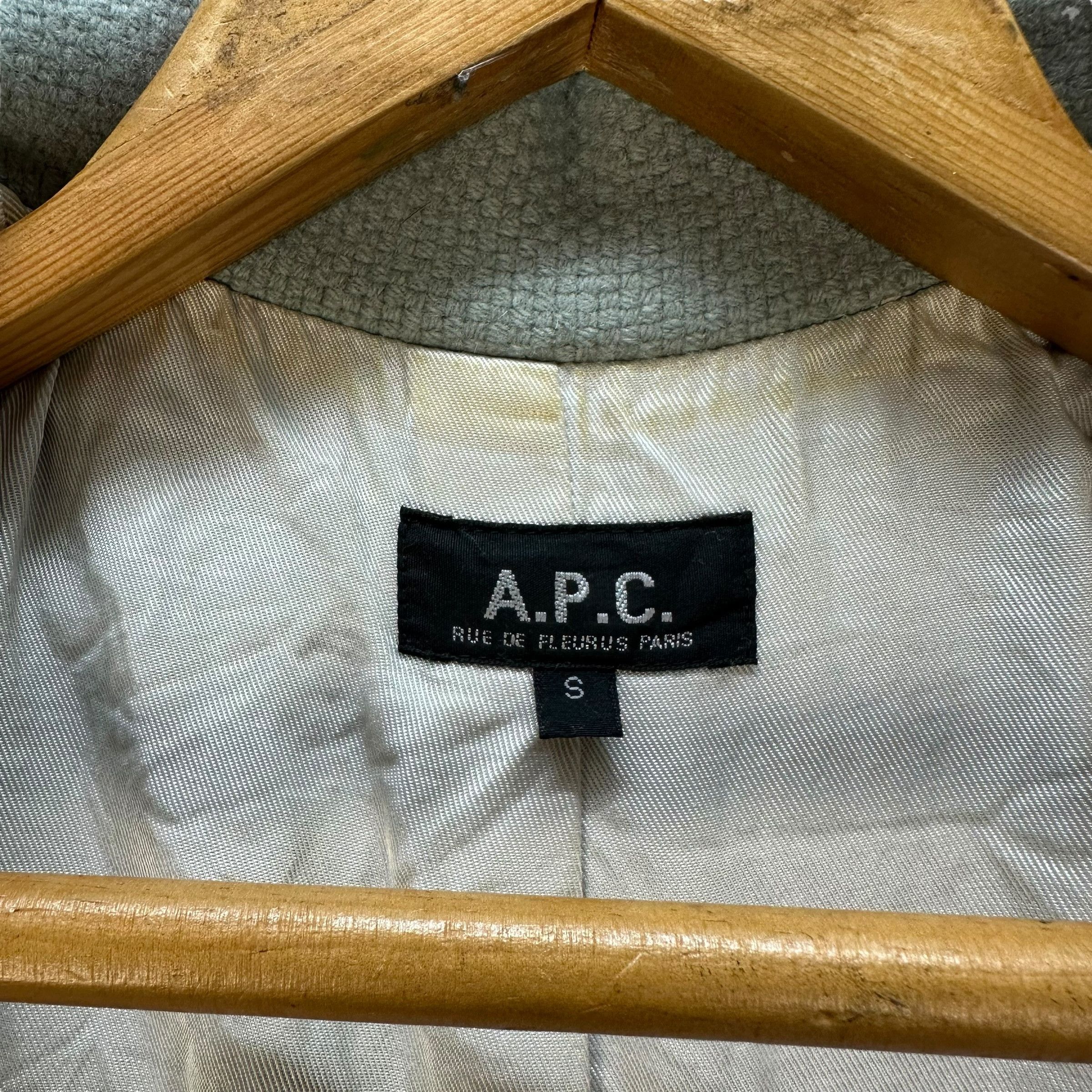 A.P.C. A.P.C. Made in France Wool Overcoat #A24-0548 Size US S / EU 44-46 / 1 - 9 Thumbnail