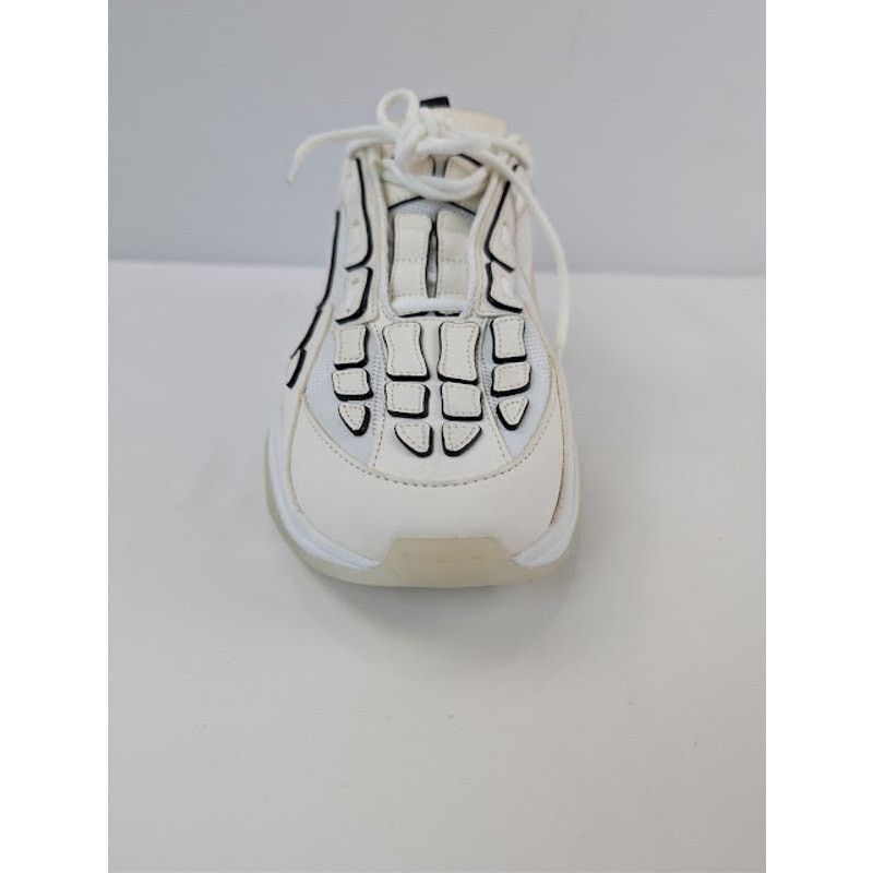 Amiri o1rshd1 Bone Runner Sneakers in White / Black Painted Edge Size US 14 / EU 47 - 14 Thumbnail