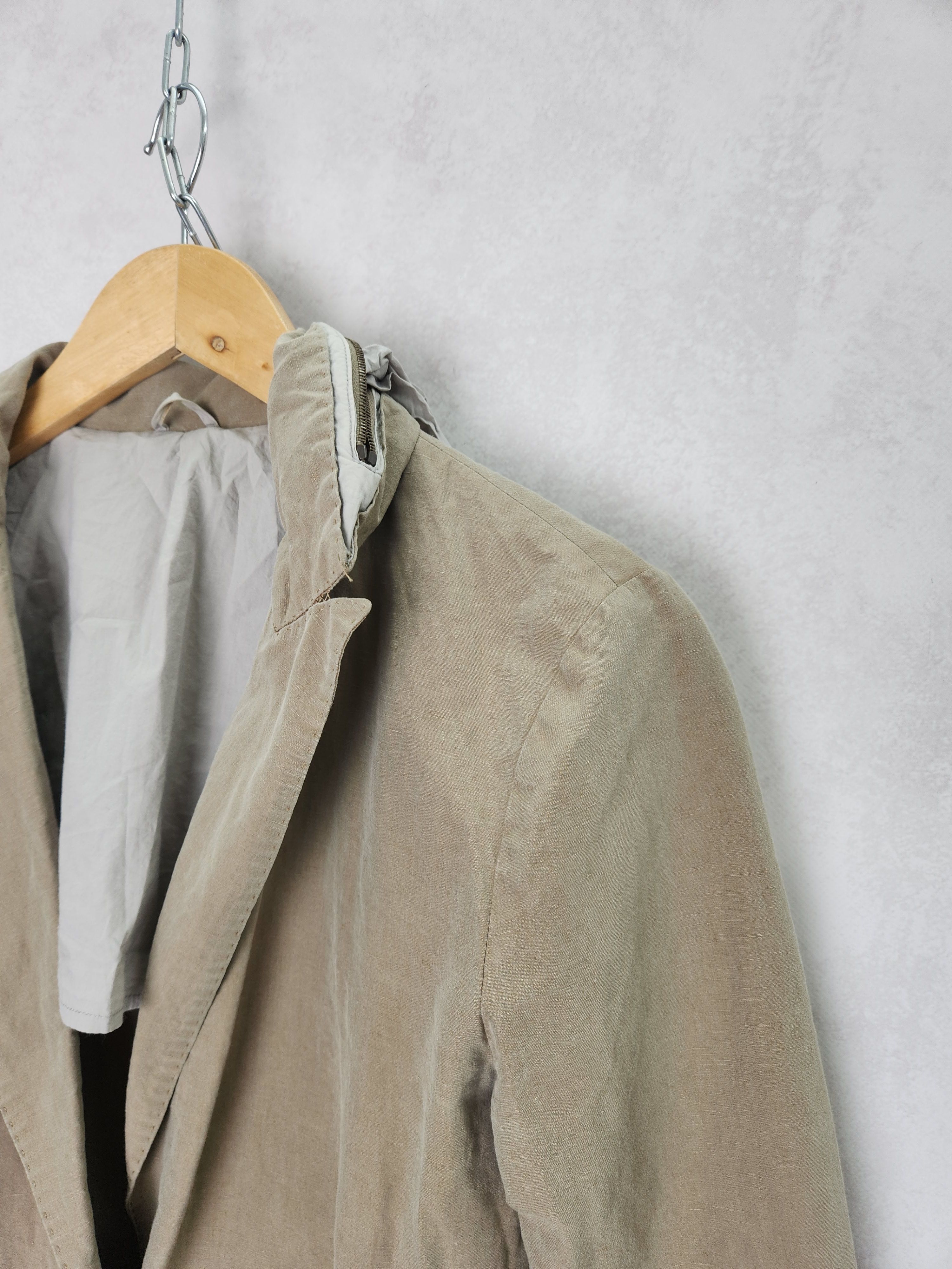 Brunello Cucinelli Brunello cucinelli cotton beige jacket button ups size L Size L / US 10 / IT 46 - 7 Thumbnail