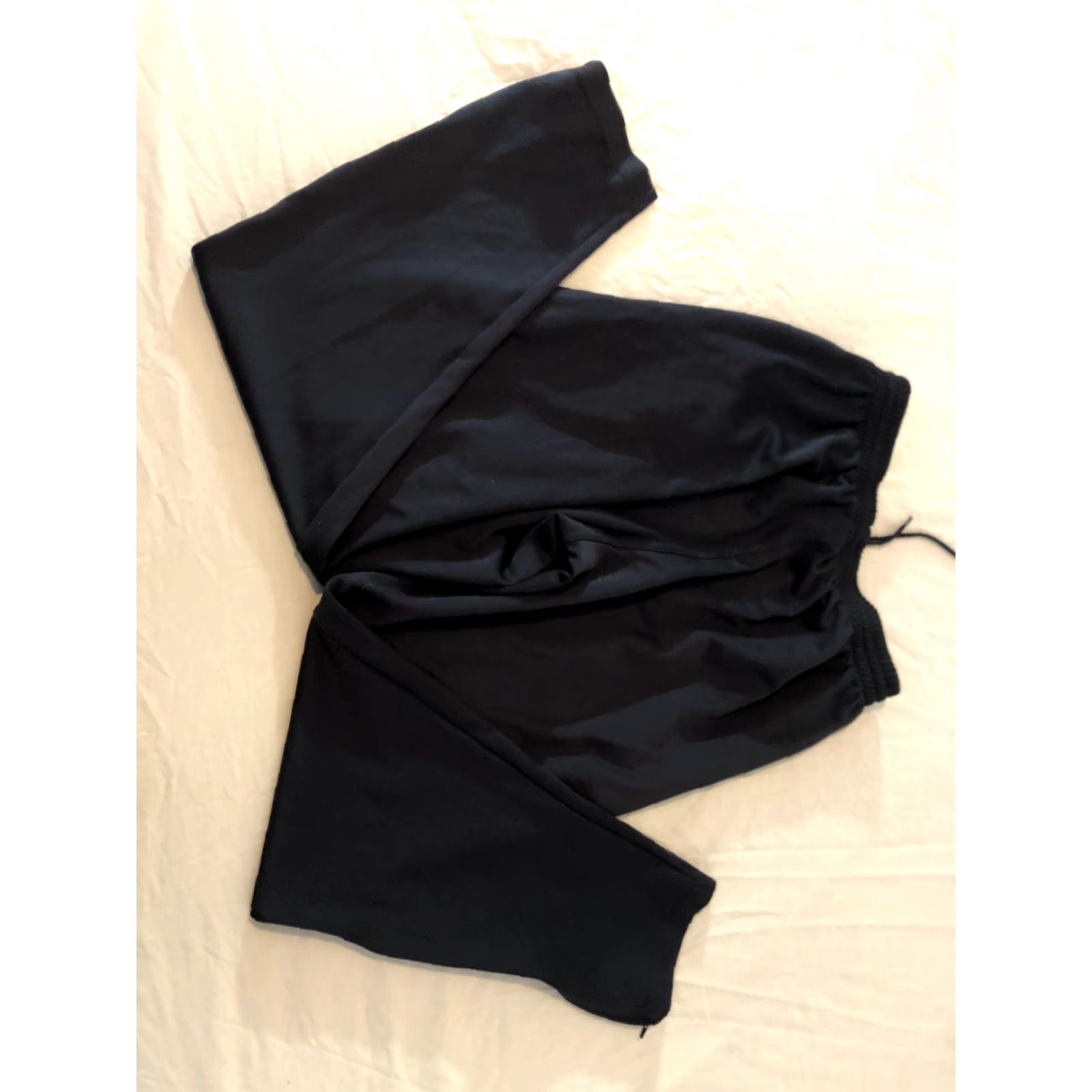 Adidas adidas Mens Pants M Black Athletic Gym Workout Size US 31 - 2 Thumbnail