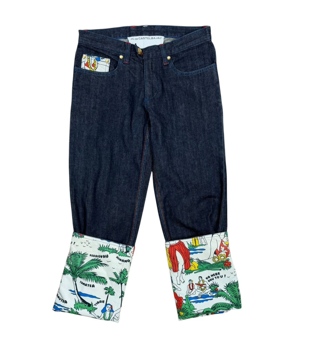 Jean Charles De Castelbajac Jean Charles De Castelbajac Jeans Printed size 38 Size 27" / US 4 / IT 40 - 12 Thumbnail