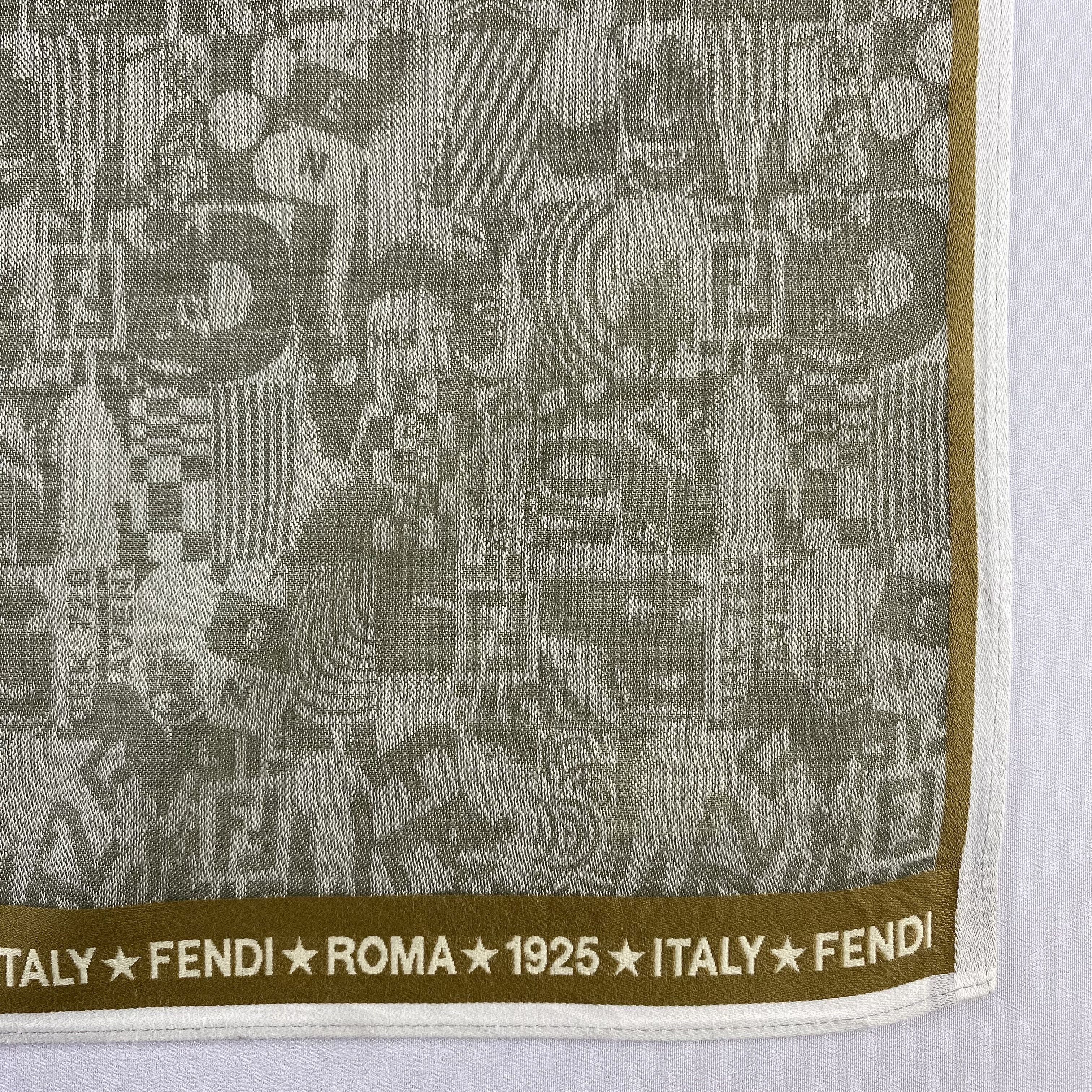 Vintage Fendi Handkerchief / Neckerchief / Bandana-P968 Size ONE SIZE - 3 Thumbnail