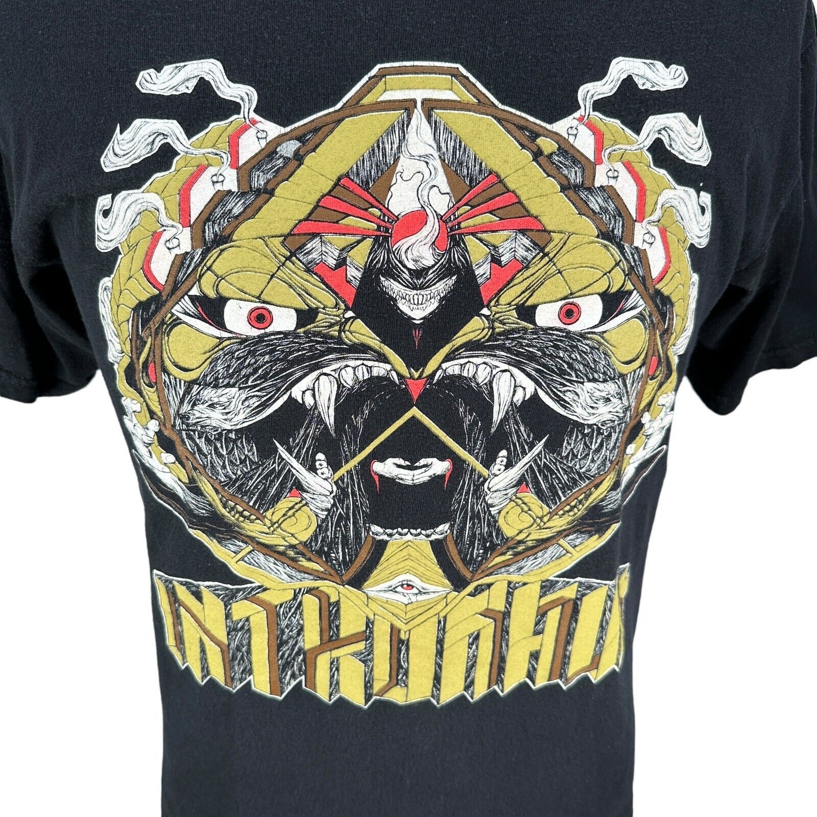 The Unbranded Brand Intronaut Milk Leg Band T-Shirt Men's Medium Black Cotton Size US M / EU 48-50 / 2 - 2 Thumbnail