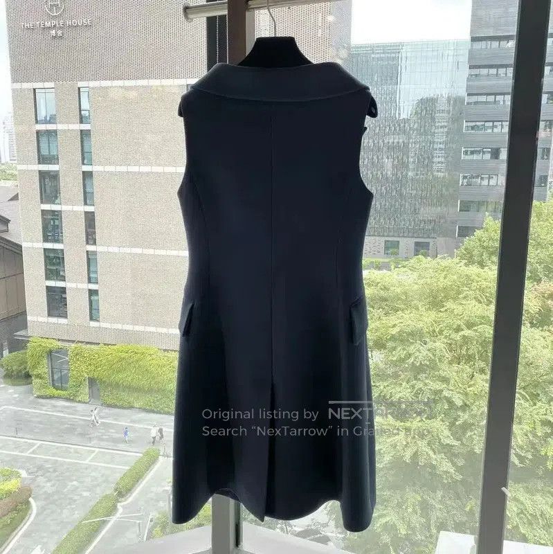 Dior Dior Black Wool Women's Dress . Size XXS / US 00 / IT 34 - 2 Thumbnail