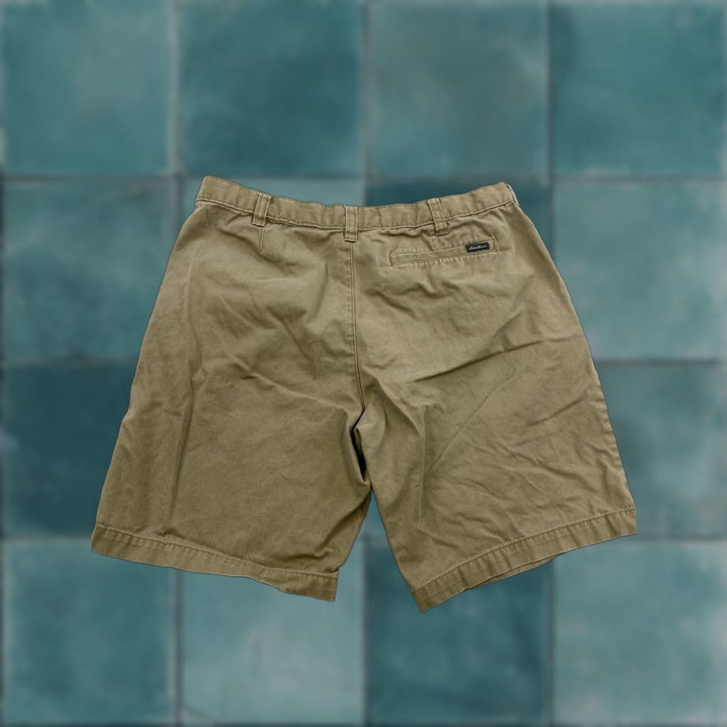 Eddie Bauer Eddie Bauer Chino Shorts Mens 36 Khaki Beige Solid Chino 36 Mens Size US 36 / EU 52 - 1 Thumbnail