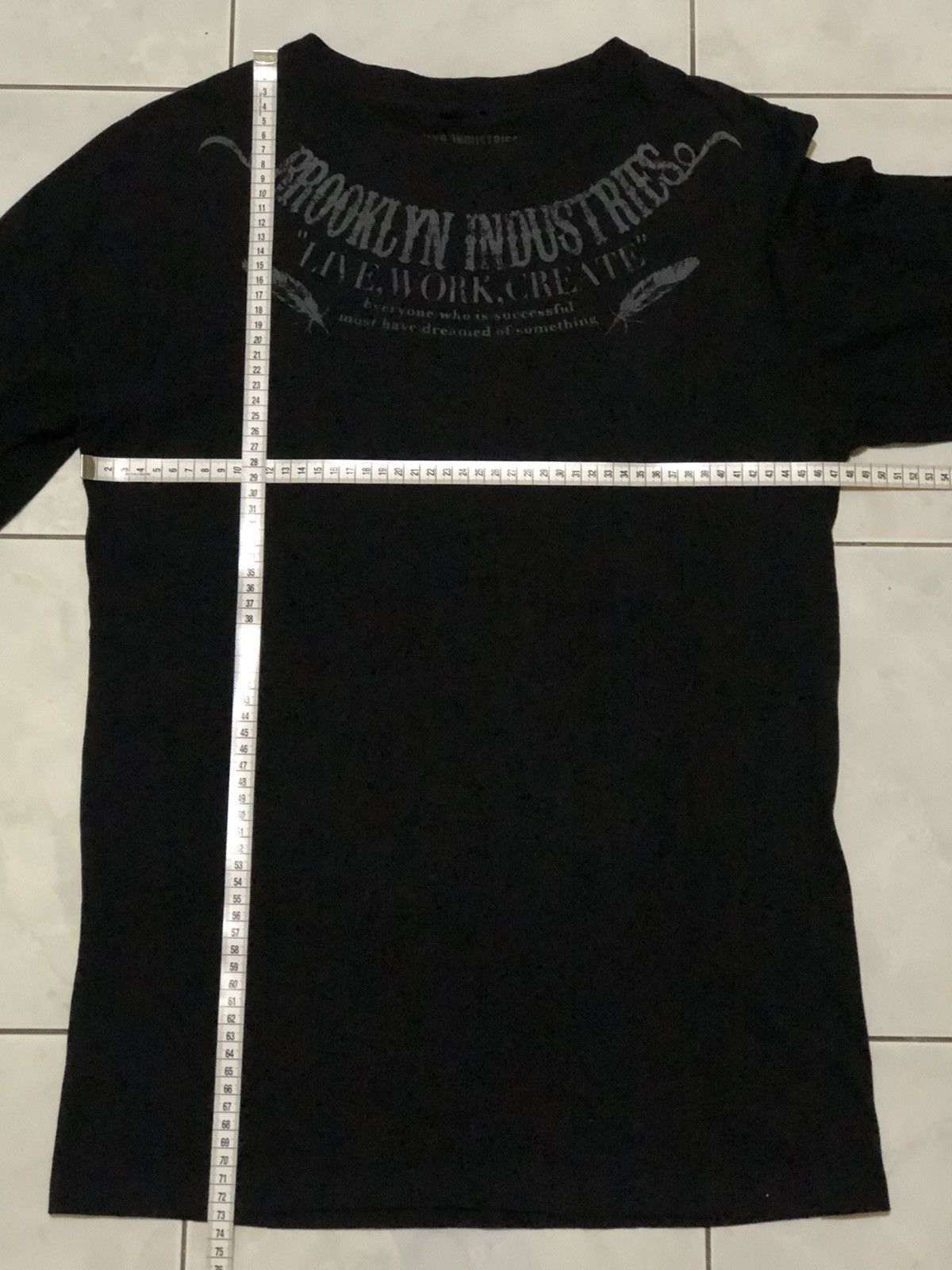 If Six Was Nine Brooklyn Industries Life Work Create Words Lognsleeve Size US XL / EU 56 / 4 - 19 Thumbnail