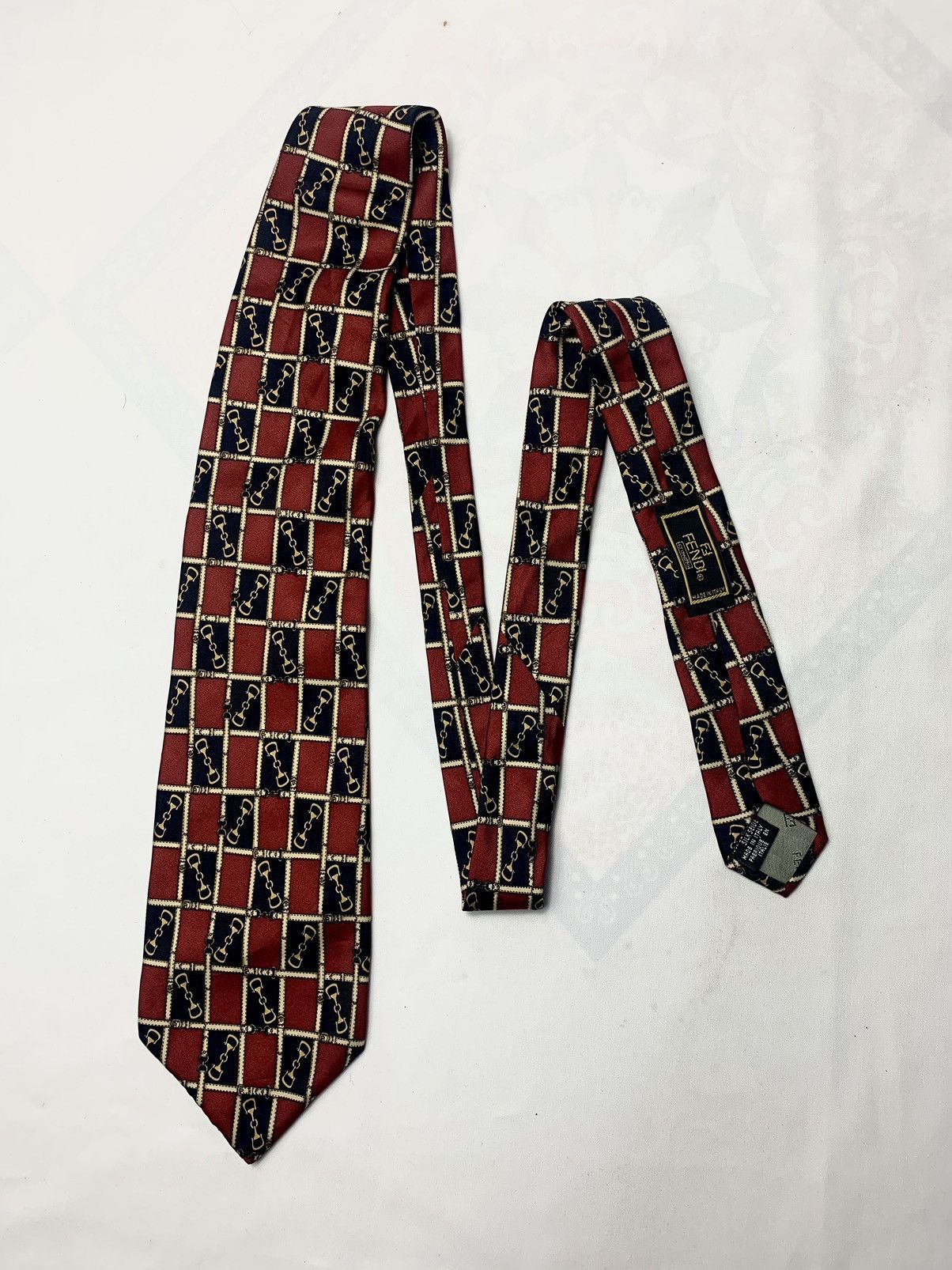 Fendi Fendi Silk Necktie / Neckwear / Accessories Size ONE SIZE - 6 Thumbnail