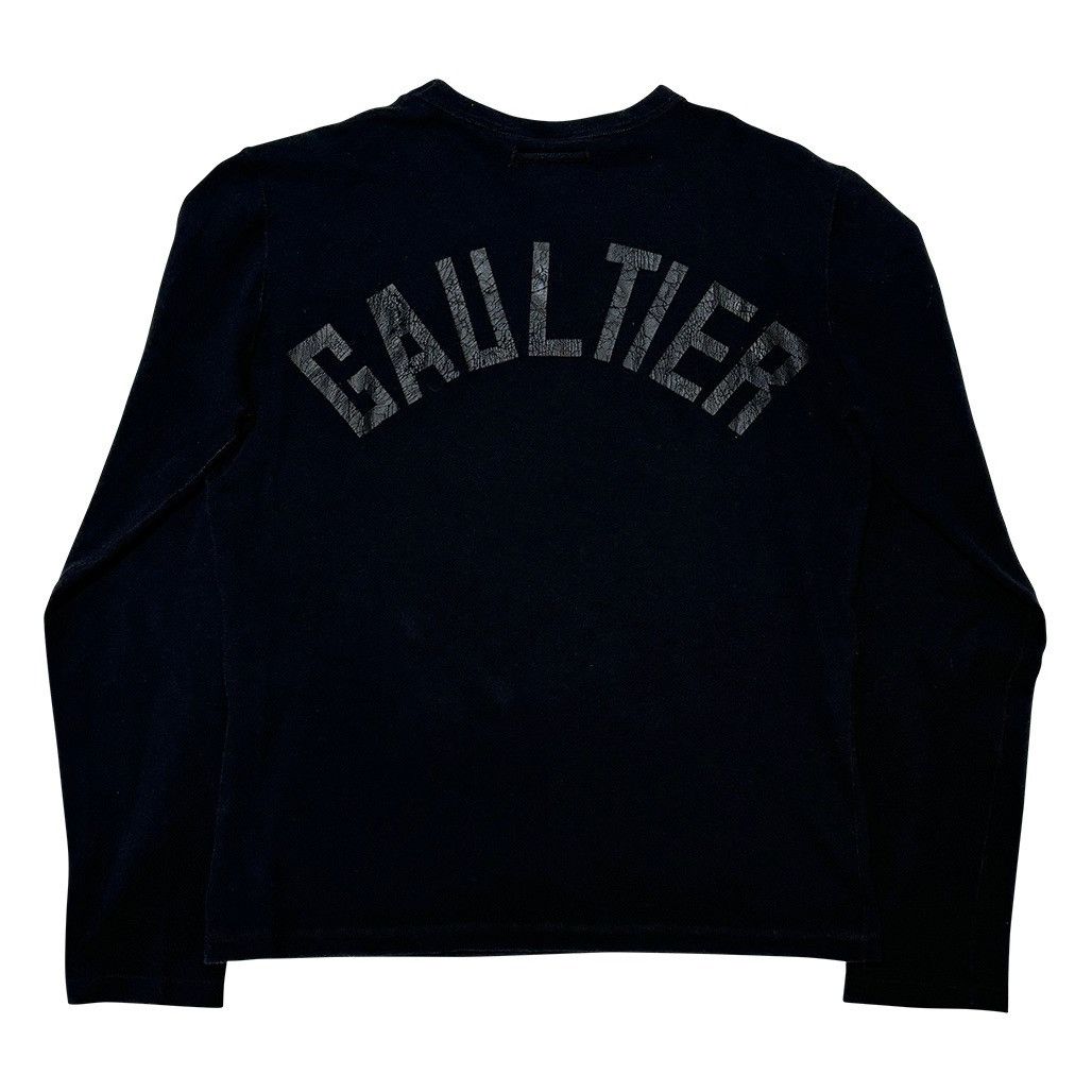 image of Jean Paul Gaultier Homme Black Gaultier Long Sleeve, Men's (Size Medium)