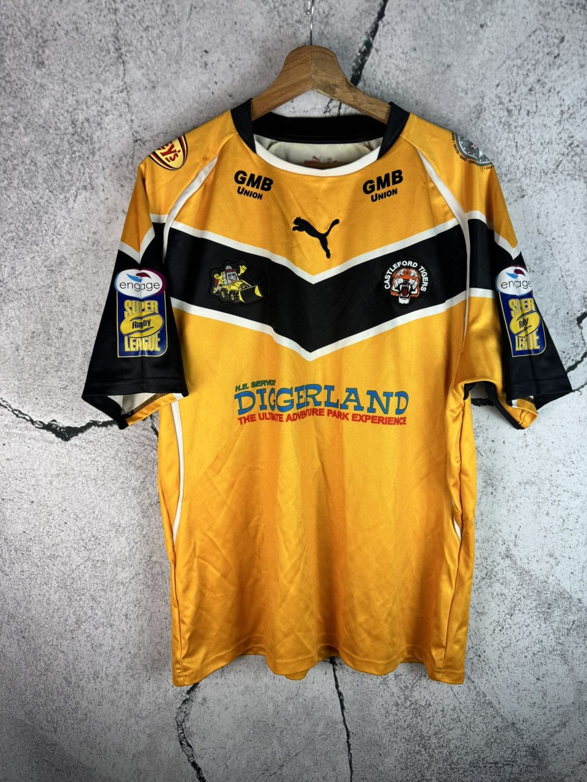 Other Castleford Tigers Away English Rugby Jersey Shirt Kit Size US M / EU 48-50 / 2 - 1 Thumbnail