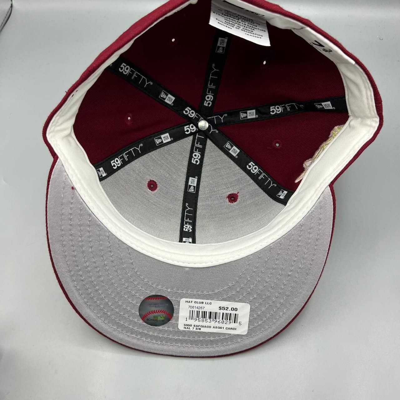 New Era San Francisco Giants Hat Men 7 3/8 MLB Fitted Cap New Size ONE SIZE - 2 Thumbnail
