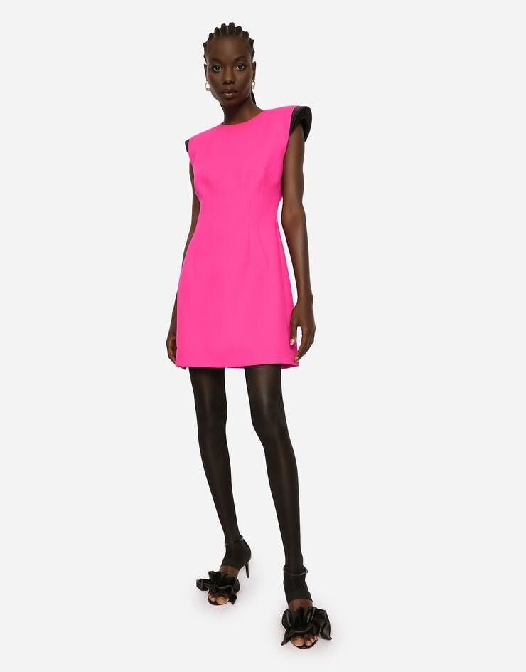 Dolce & Gabbana o1y0825 Sleeveless Mini Dress in Fuchsia Size M / US 6-8 / IT 42-44 - 4 Thumbnail