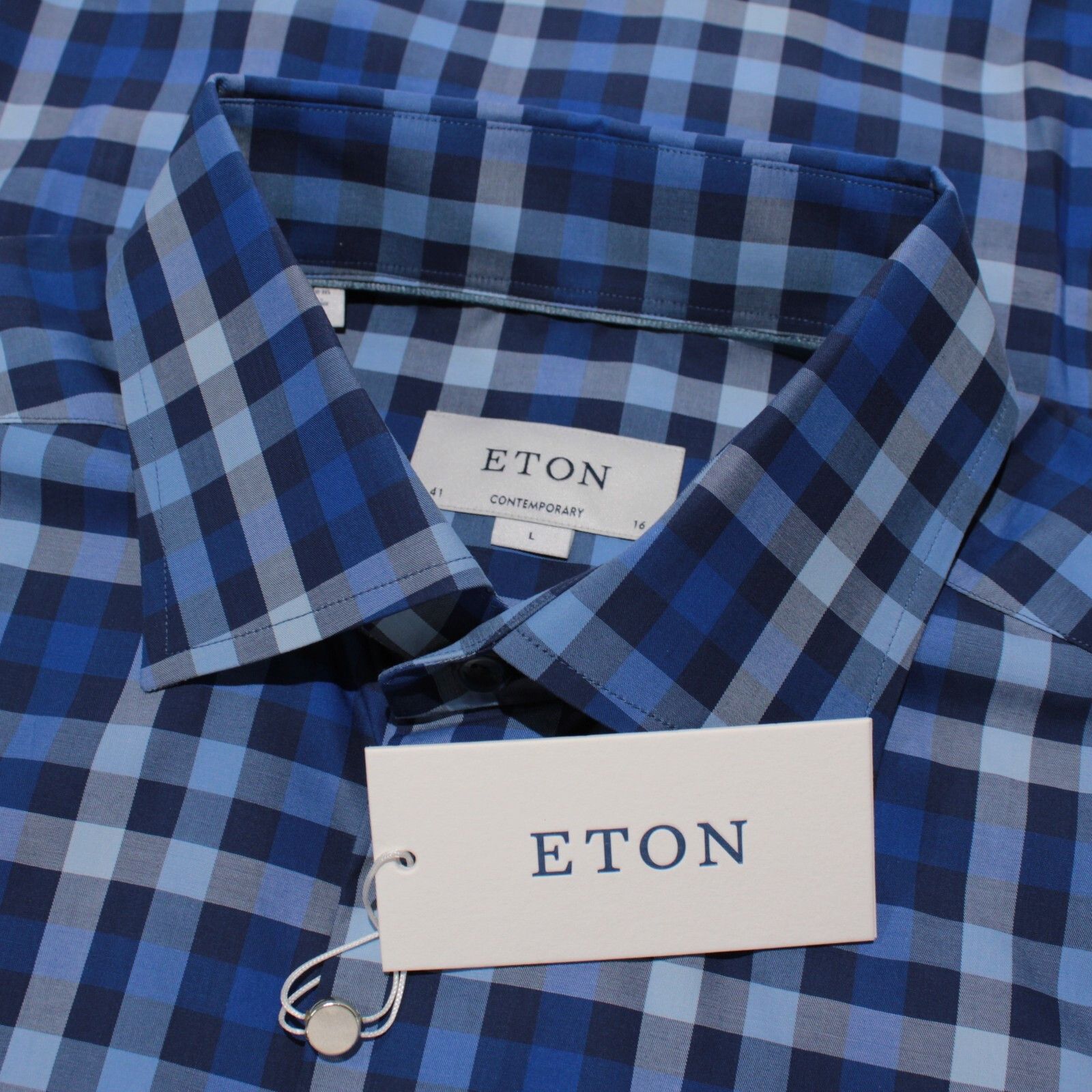 Eton Eton New with tags Shirt Size L US In Blue Size US L / EU 52-54 / 3 - 1 Thumbnail