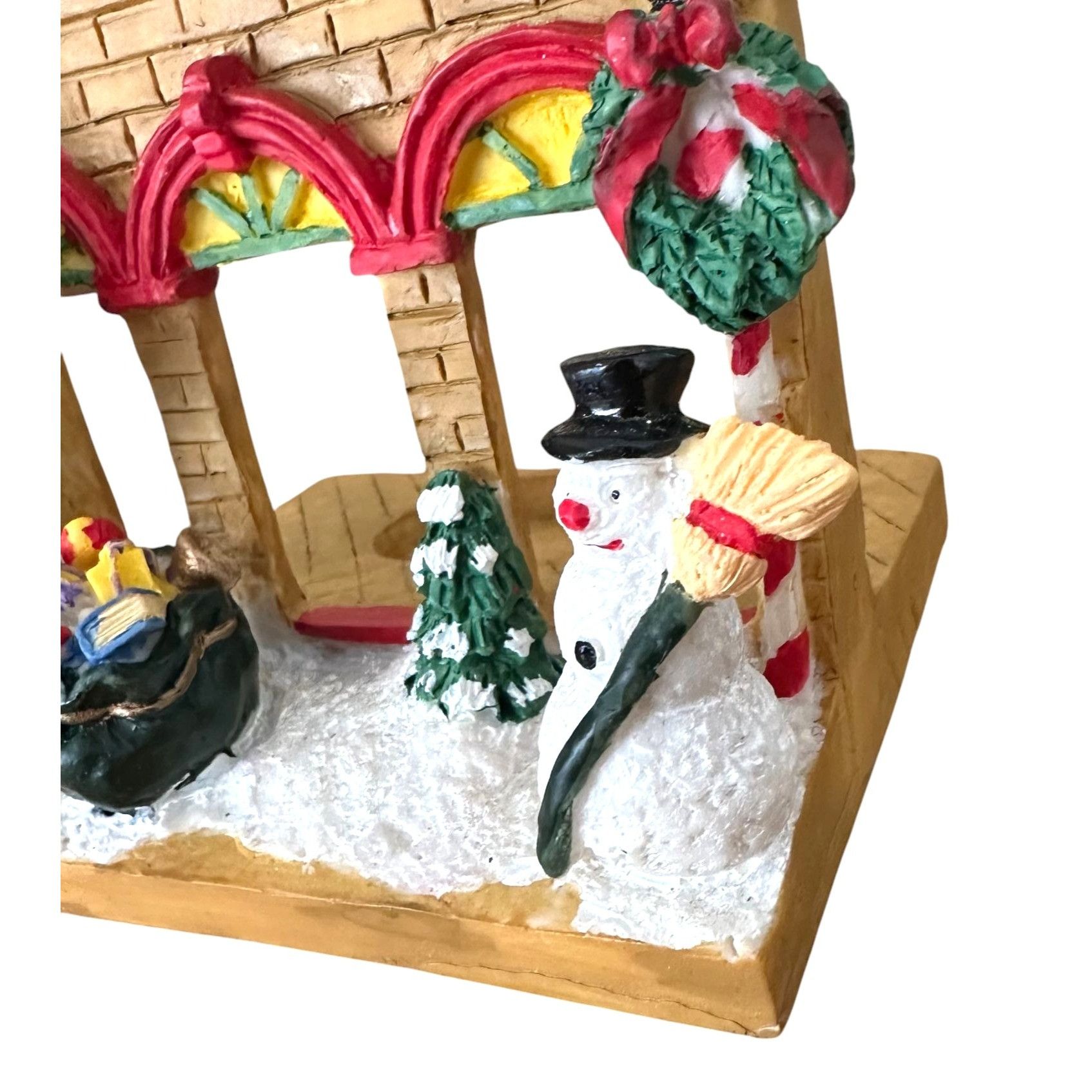 Handmade × Vintage VTG Gift Collection Candle Holder New Christmas Wreath Santa Size ONE SIZE - 4 Thumbnail