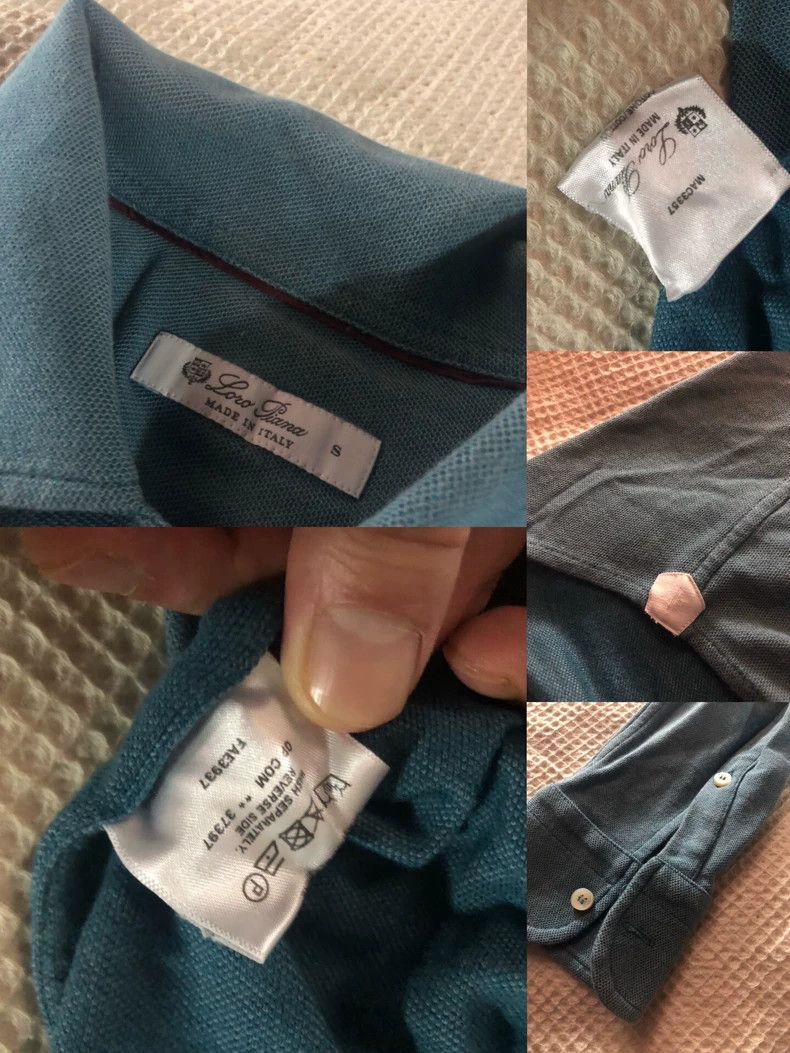 Loro Piana LORO PIANA Long-sleeved polo shirt Size US S / EU 44-46 / 1 - 5 Thumbnail