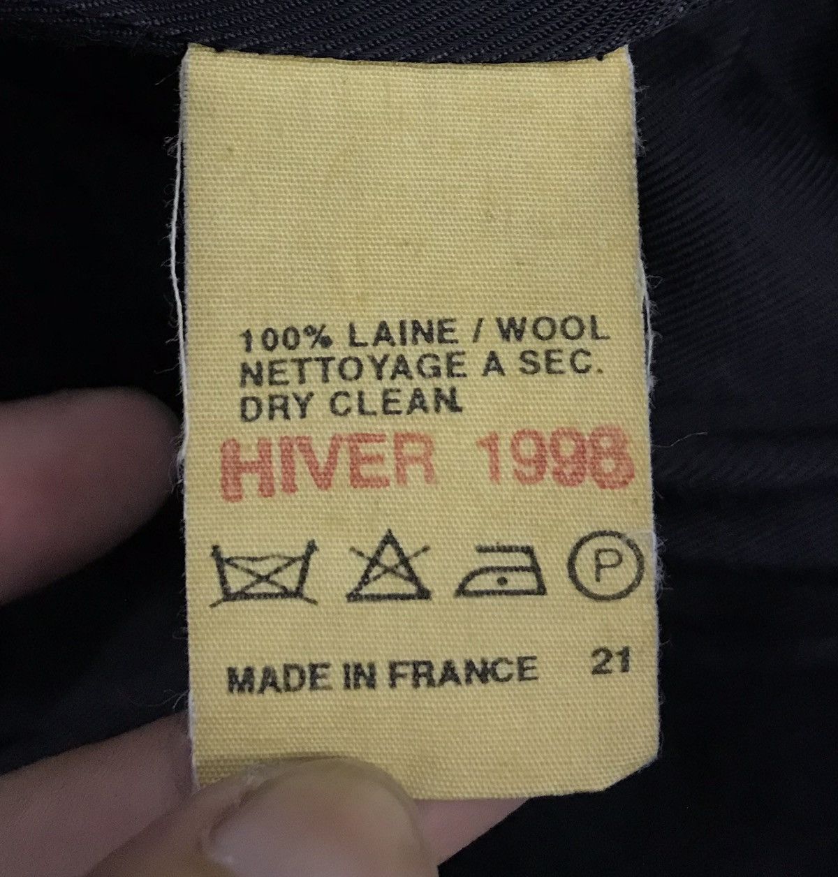 A.P.C. × Vintage Vintage A.P.C. Rue De Fleurus Paris Laine Wool Jacket Size US S / EU 44-46 / 1 - 14 Thumbnail