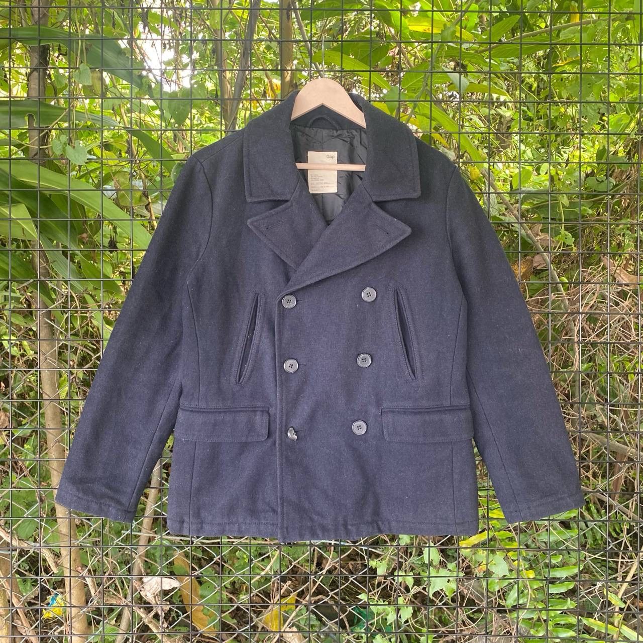Gap × Japanese Brand Gap Wool Double Breast Coat Size XS / US 0-2 / IT 36-38 - 1 Thumbnail