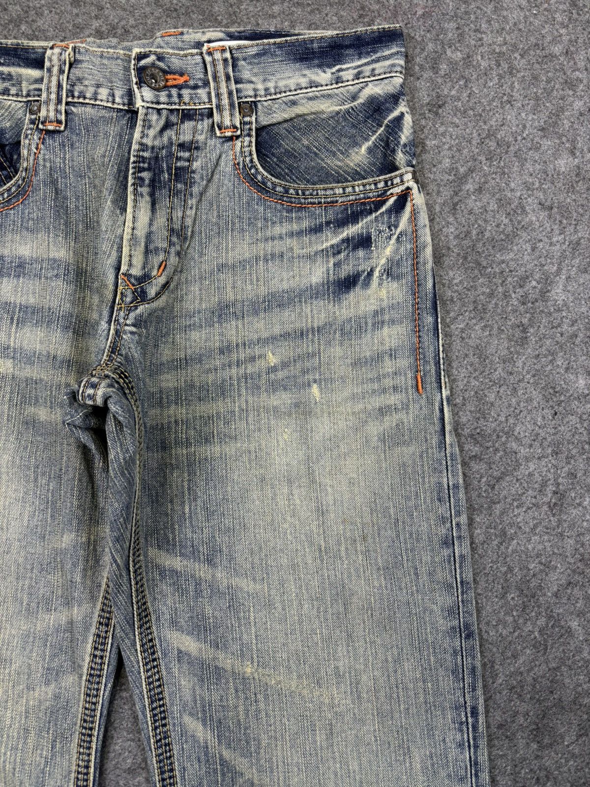Edwin EDWIN XVS Japan Light Wash Distressed Flare Denim F944 Size US 30 / EU 46 - 3 Thumbnail