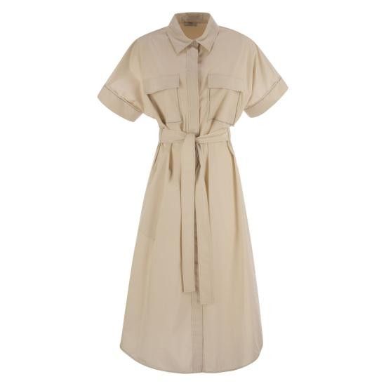 Peserico PESERICO Women Mid Skirts S02666 BEIGE Size M / US 6-8 / IT 42-44 - 1 Thumbnail