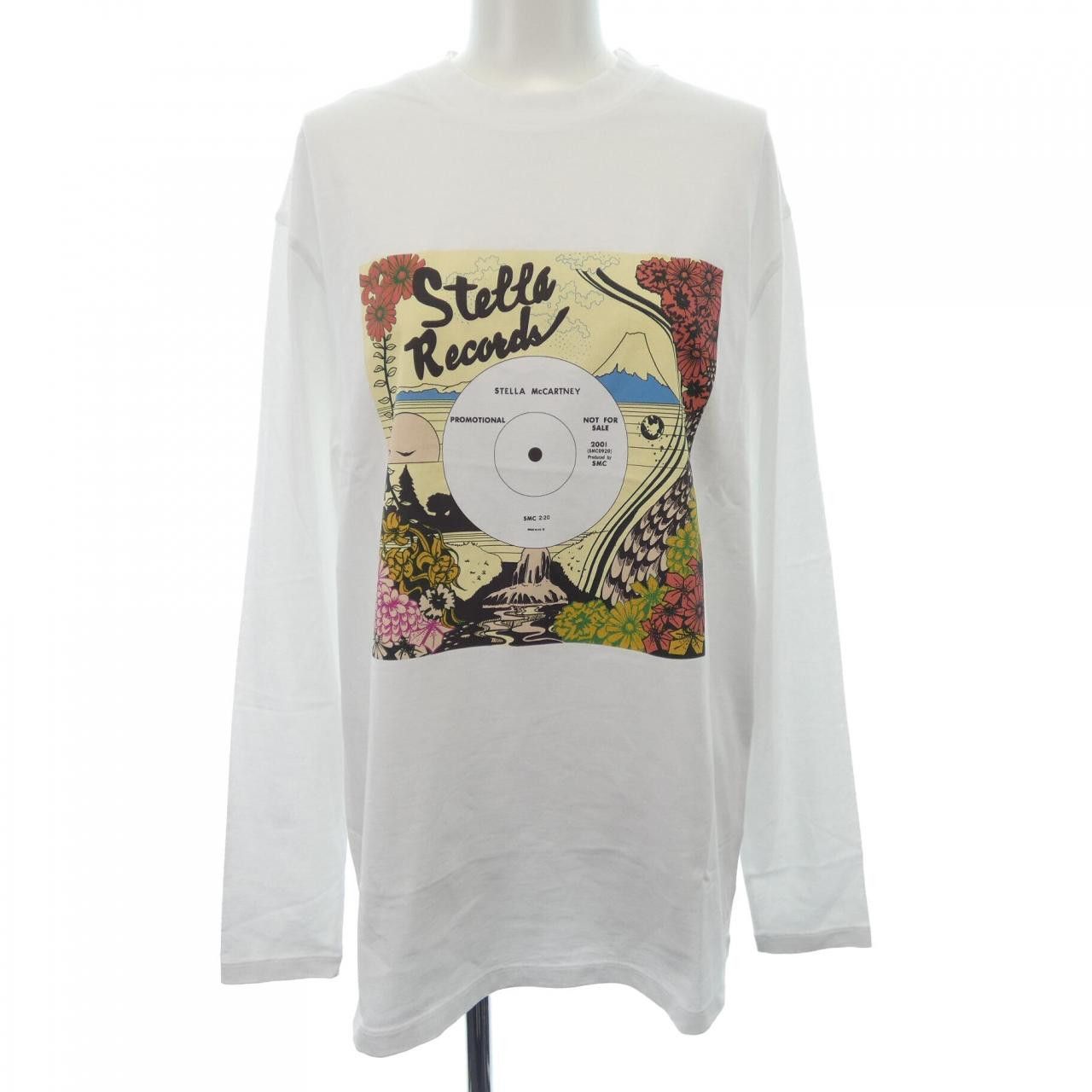 Stella McCartney Stella Mccartney Stella McCartney Record Long Sleeve T-shirt Cotton T-Shirts DUTY FREE for USA Size ONE SIZE - 1 Thumbnail