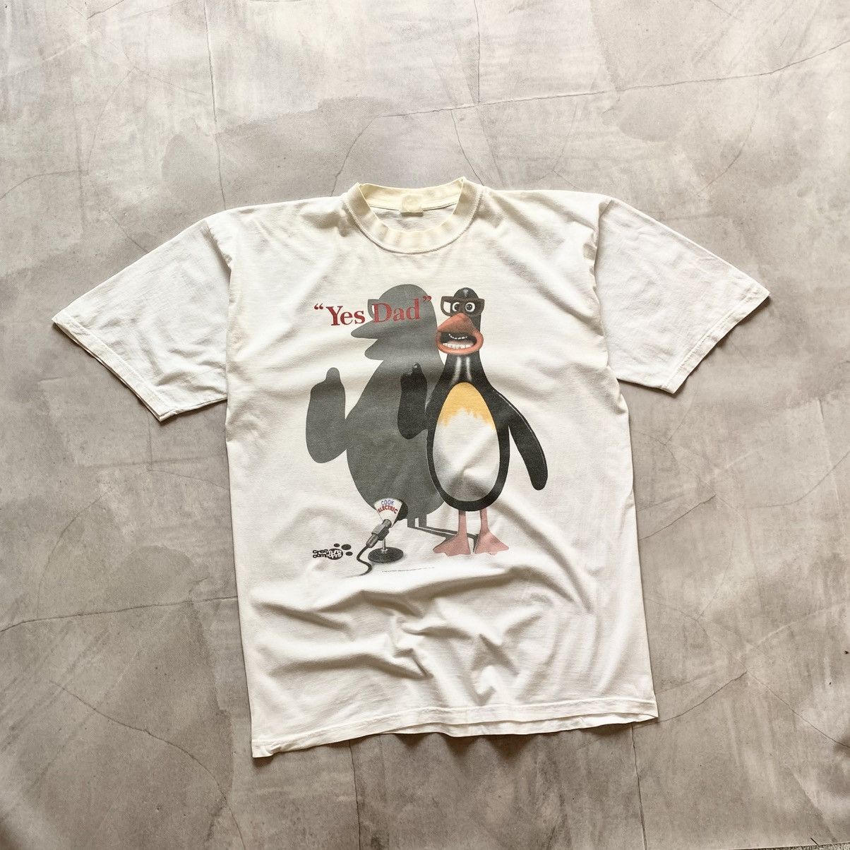 Anime RARE 1992 Creature Comfort Penguins Yes Dad Cartoon T-Shirt Size US XL / EU 56 / 4 - 1 Thumbnail