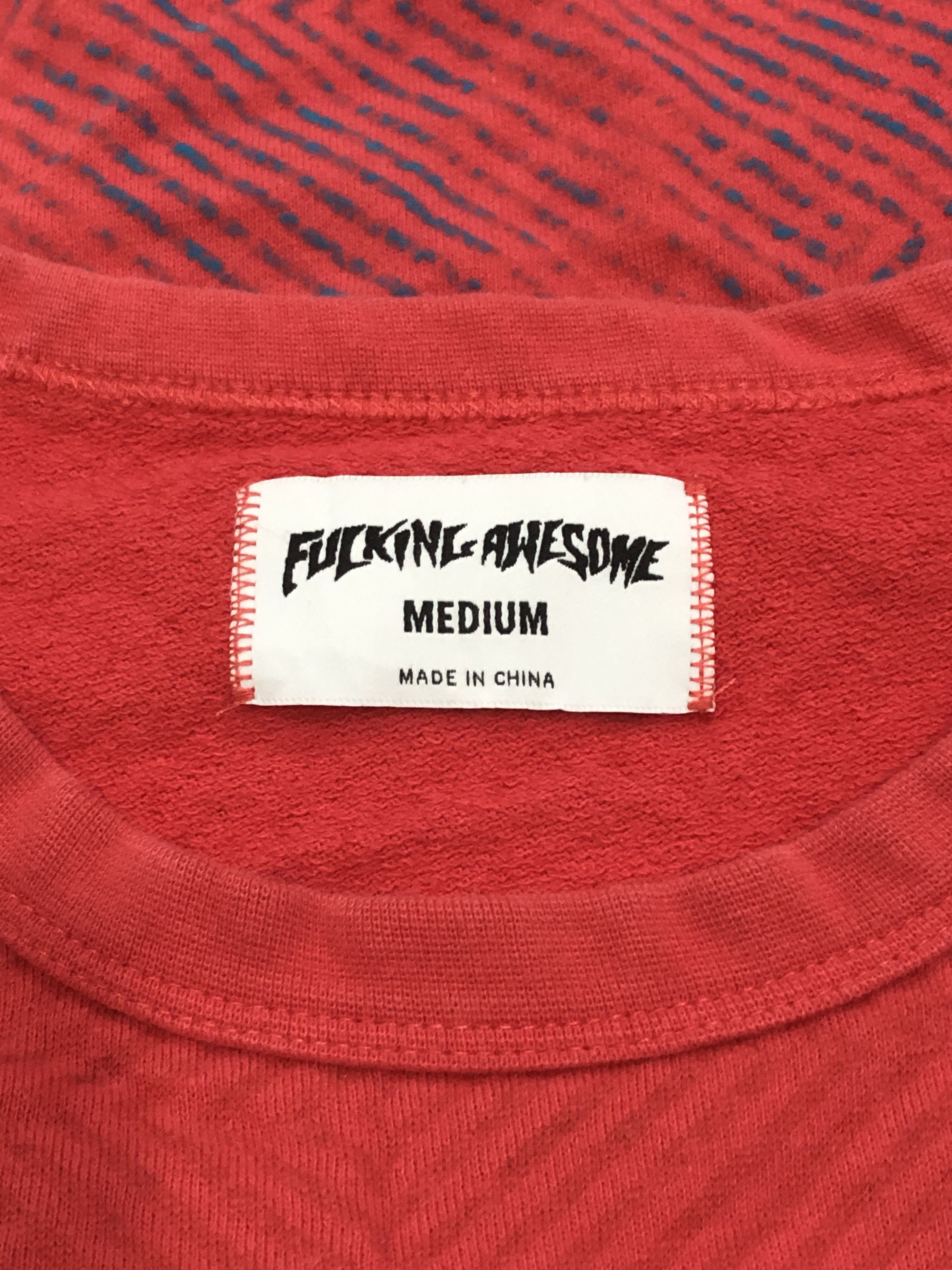 Fucking Awesome Fucking Awesome Rare Archive Red Patterned Sweatshirt - M Size US M / EU 48-50 / 2 - 3 Thumbnail