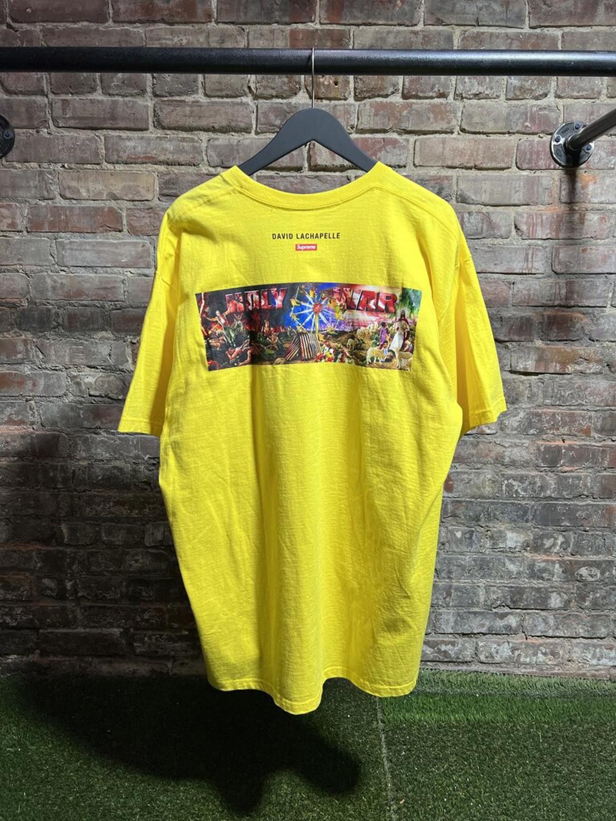 Other Supreme Holy War Tee Yellow Sz. XL Size ONE SIZE - 2 Thumbnail