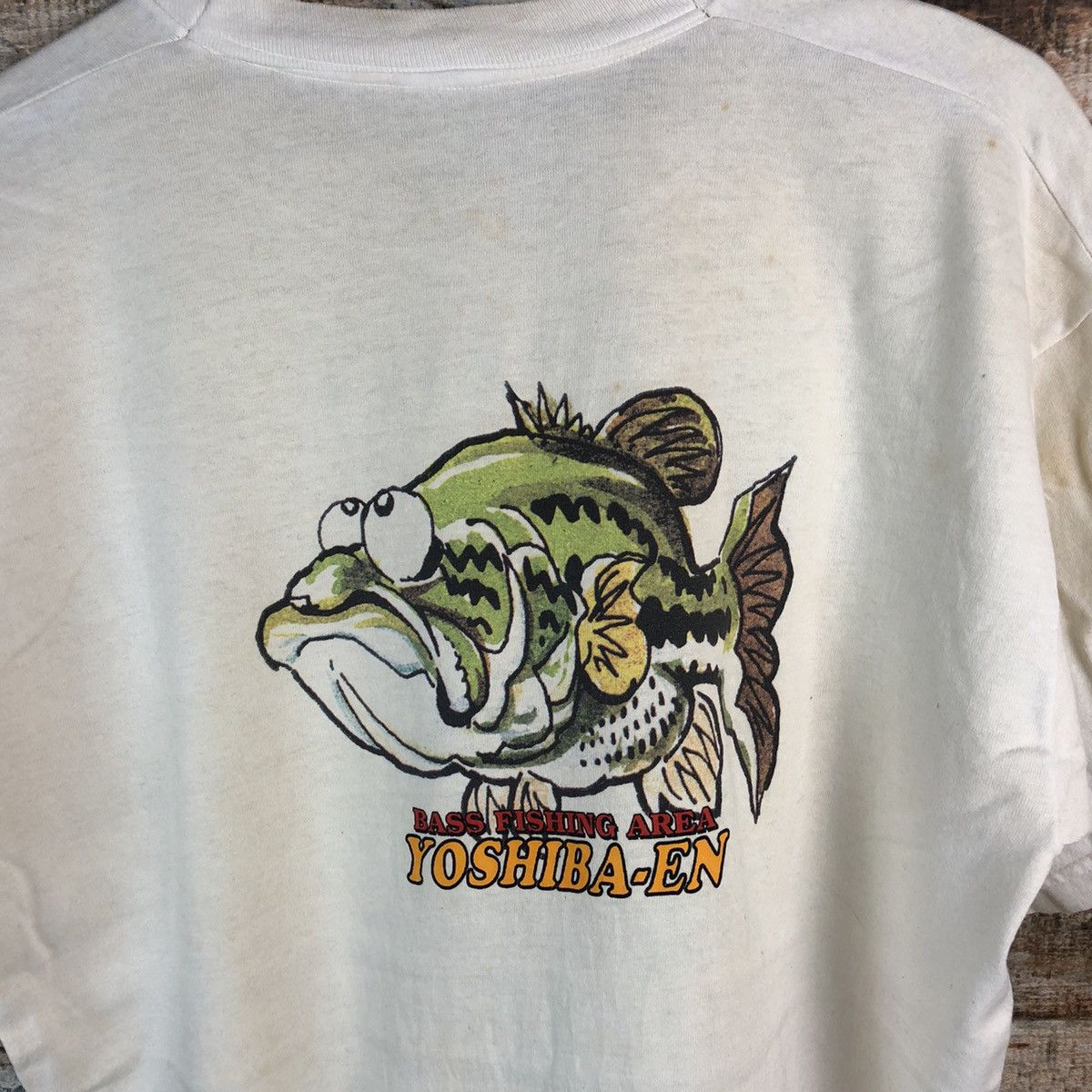 Japanese Brand × Vintage Field By Yoshiba-En fishing vintage White T-Shirt #A1908 Size US L / EU 52-54 / 3 - 2 Thumbnail