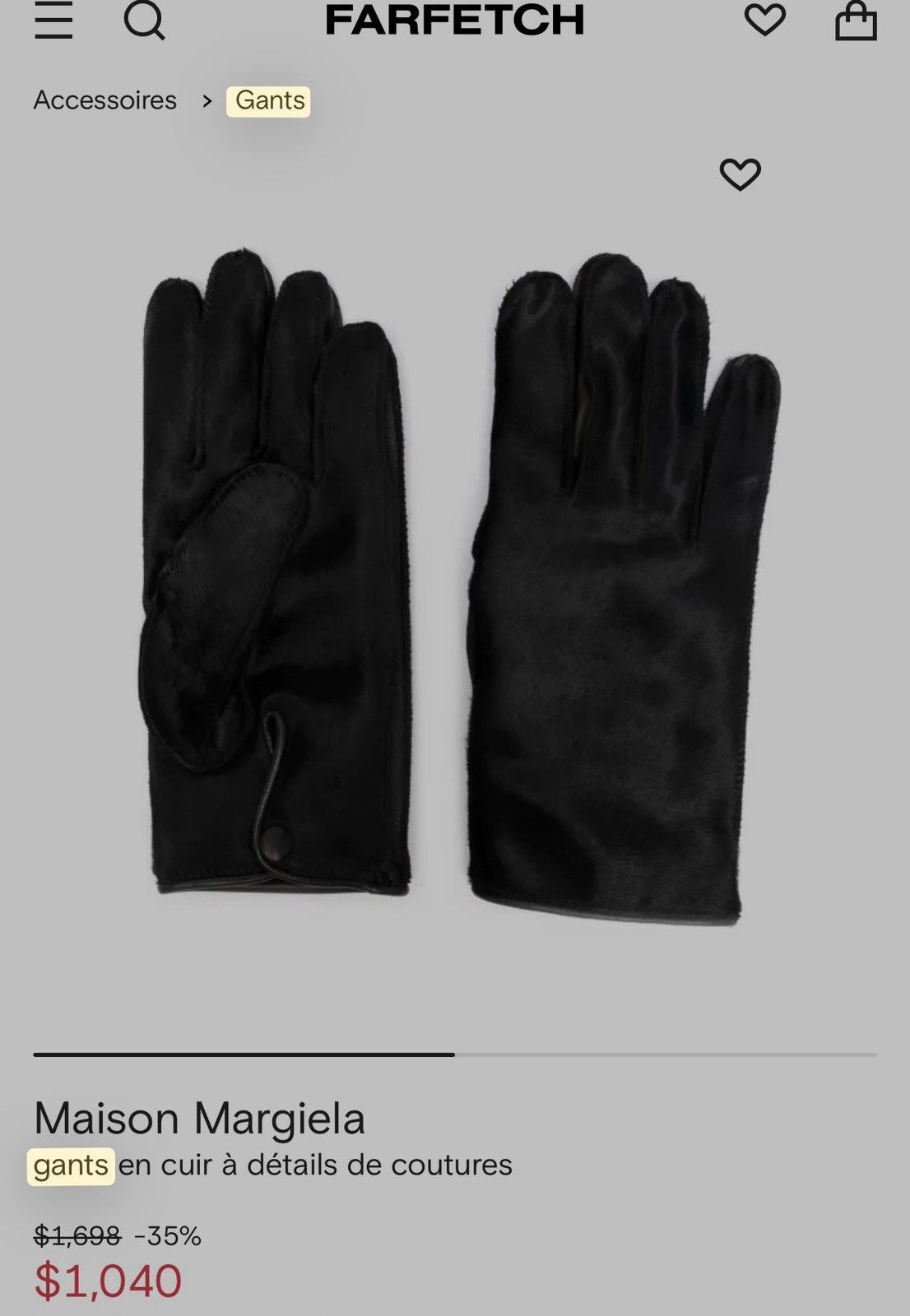 Maison Margiela Margiela Gloves Size ONE SIZE - 5 Thumbnail