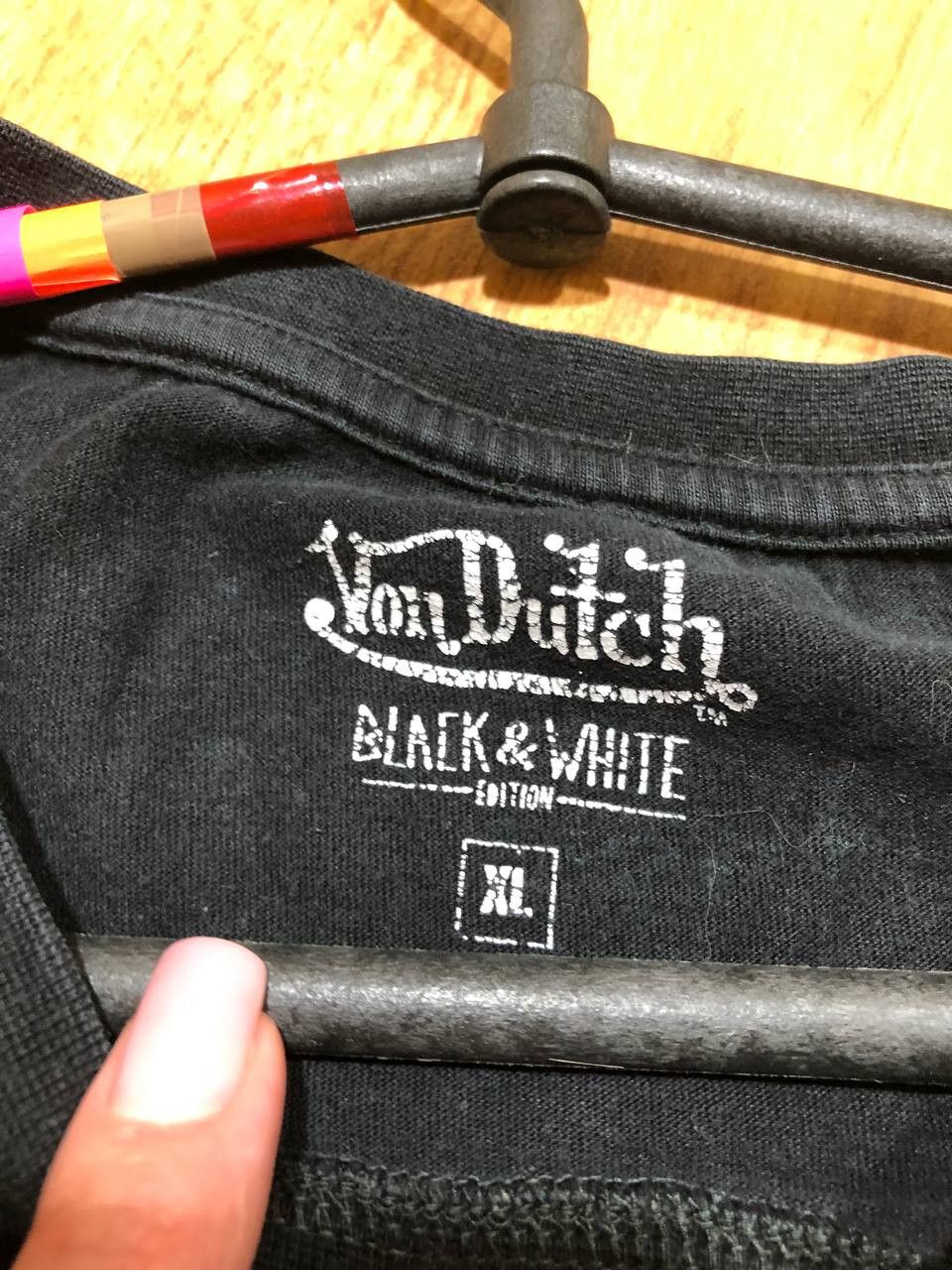 Von Dutch Oversized Cropped Von Dutch Moto Tee Size US XL / EU 56 / 4 - 2 Thumbnail