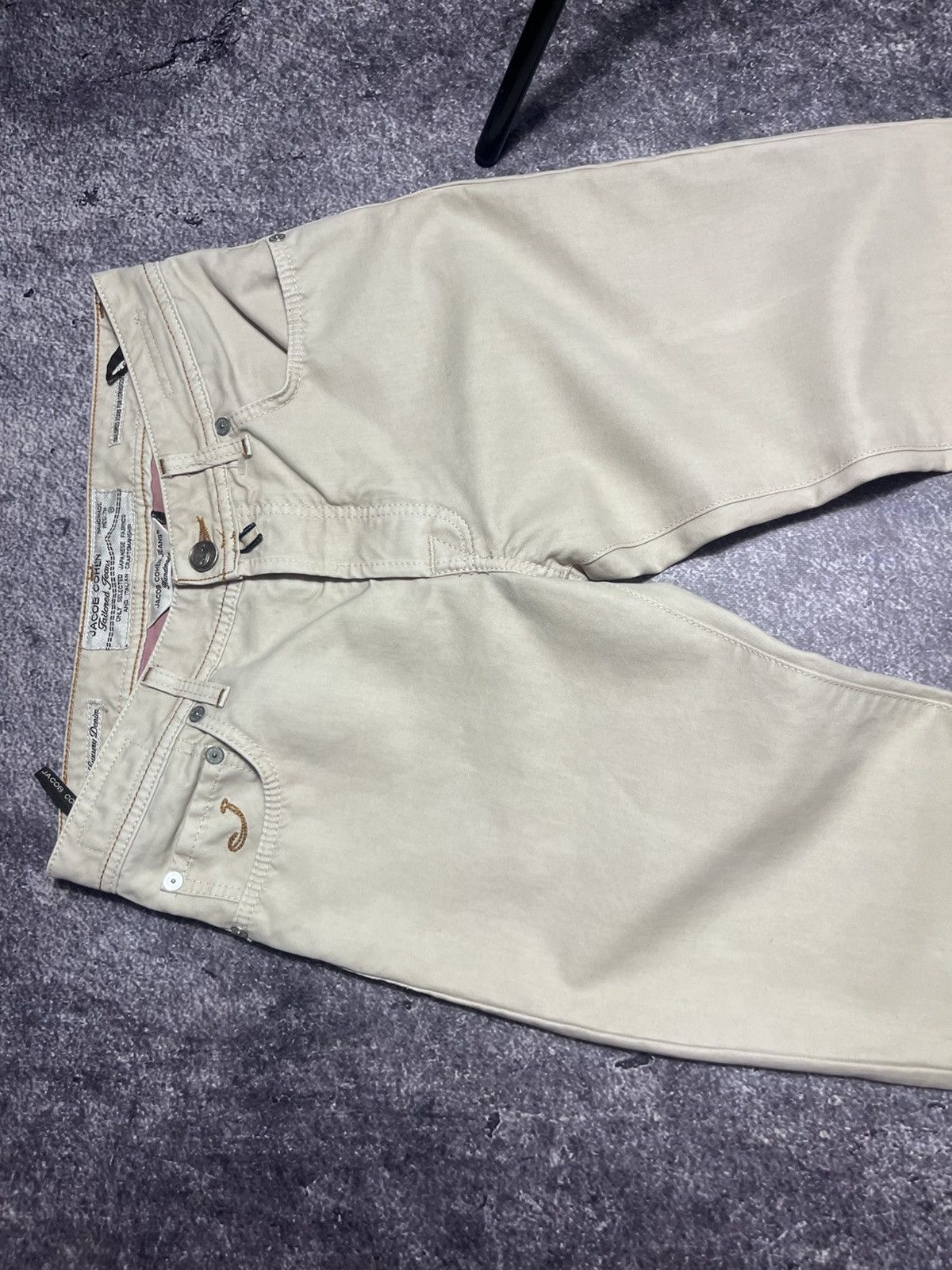 Jacob Cohen Jacob Cohen J623 Comfort Luxury Jeans Beige Mens Size 31 Size US 31 - 3 Thumbnail
