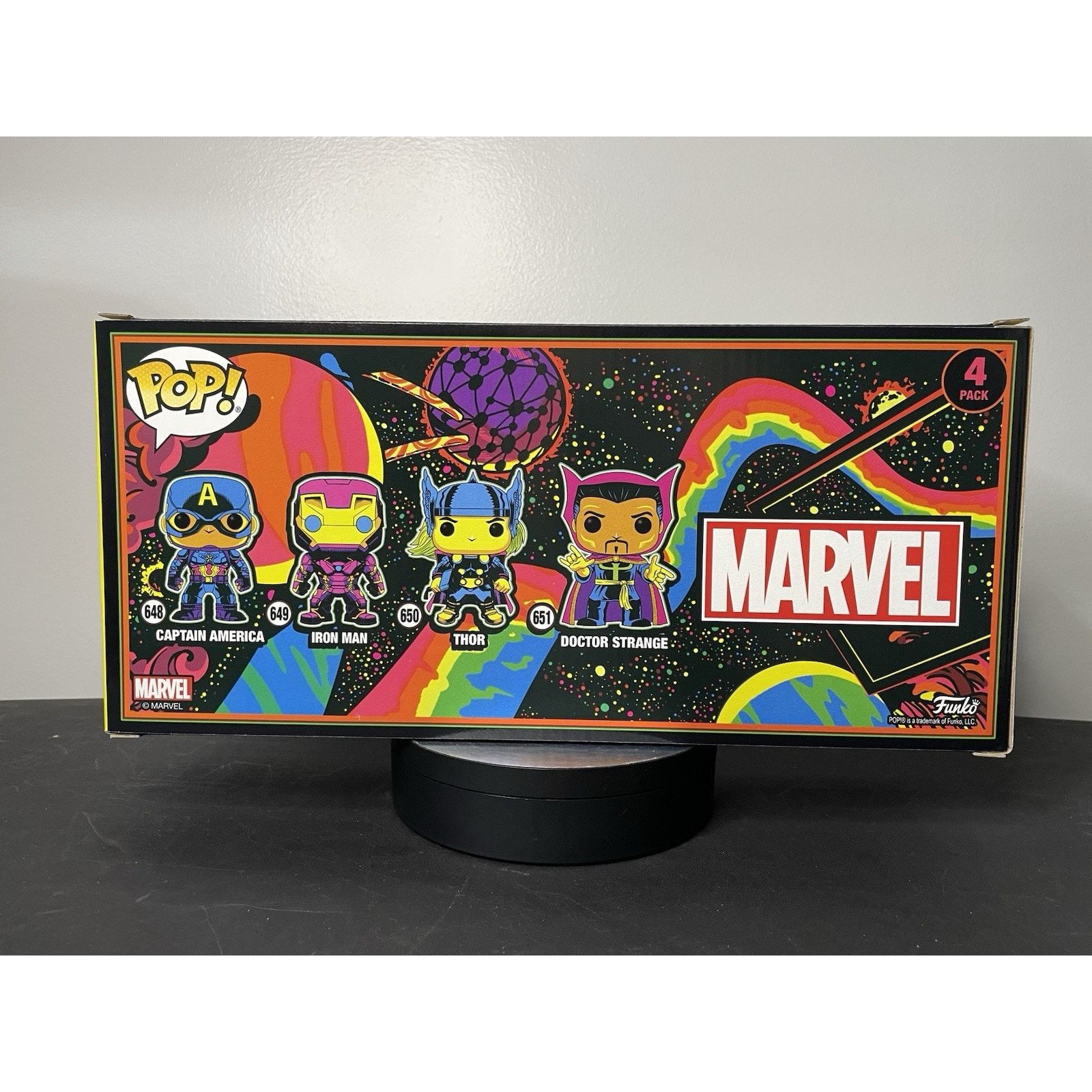 Marvel Comics Funko Captain America Iron Man Thor Doctor Strange 4-pack Size ONE SIZE - 3 Thumbnail