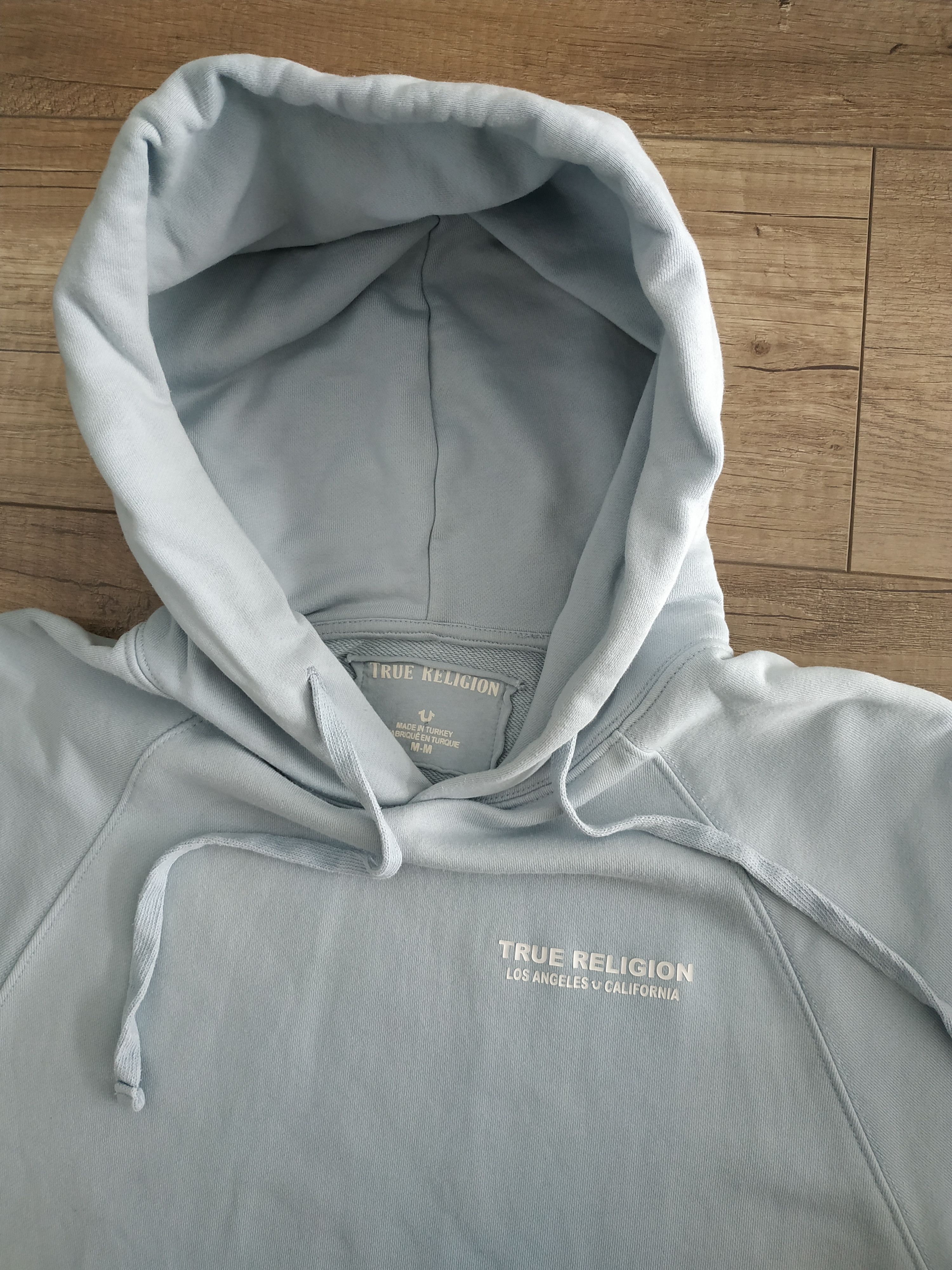 True Religion True Religion Men's Lightblue Hoodie, s. MEDIUM Size US M / EU 48-50 / 2 - 3 Thumbnail