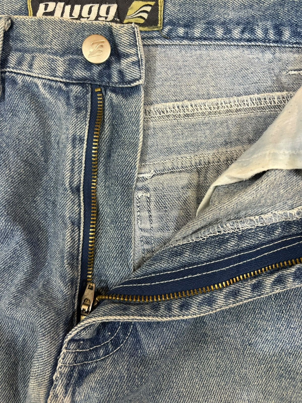 Other Vintage Japanese Double Knee Patches Carpenter Baggy Jeans Size US 26 / EU 42 - 9 Thumbnail