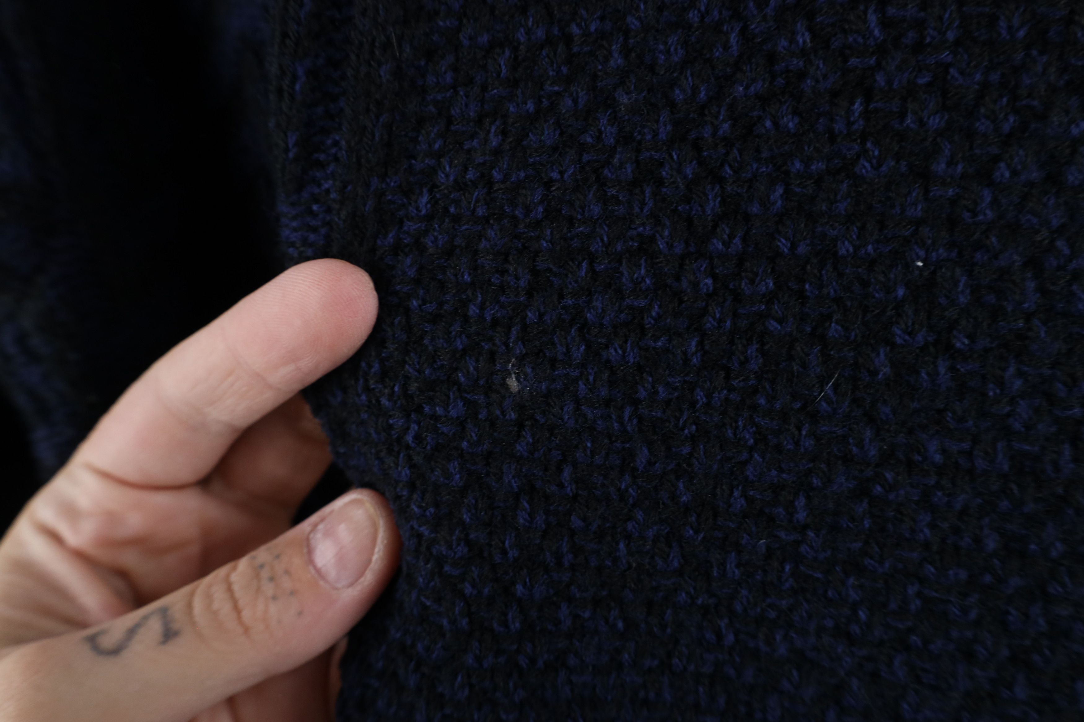 Vintage Vintage 90s Streetwear Chunky Knit Cardigan Sweater Size US M / EU 48-50 / 2 - 8 Thumbnail