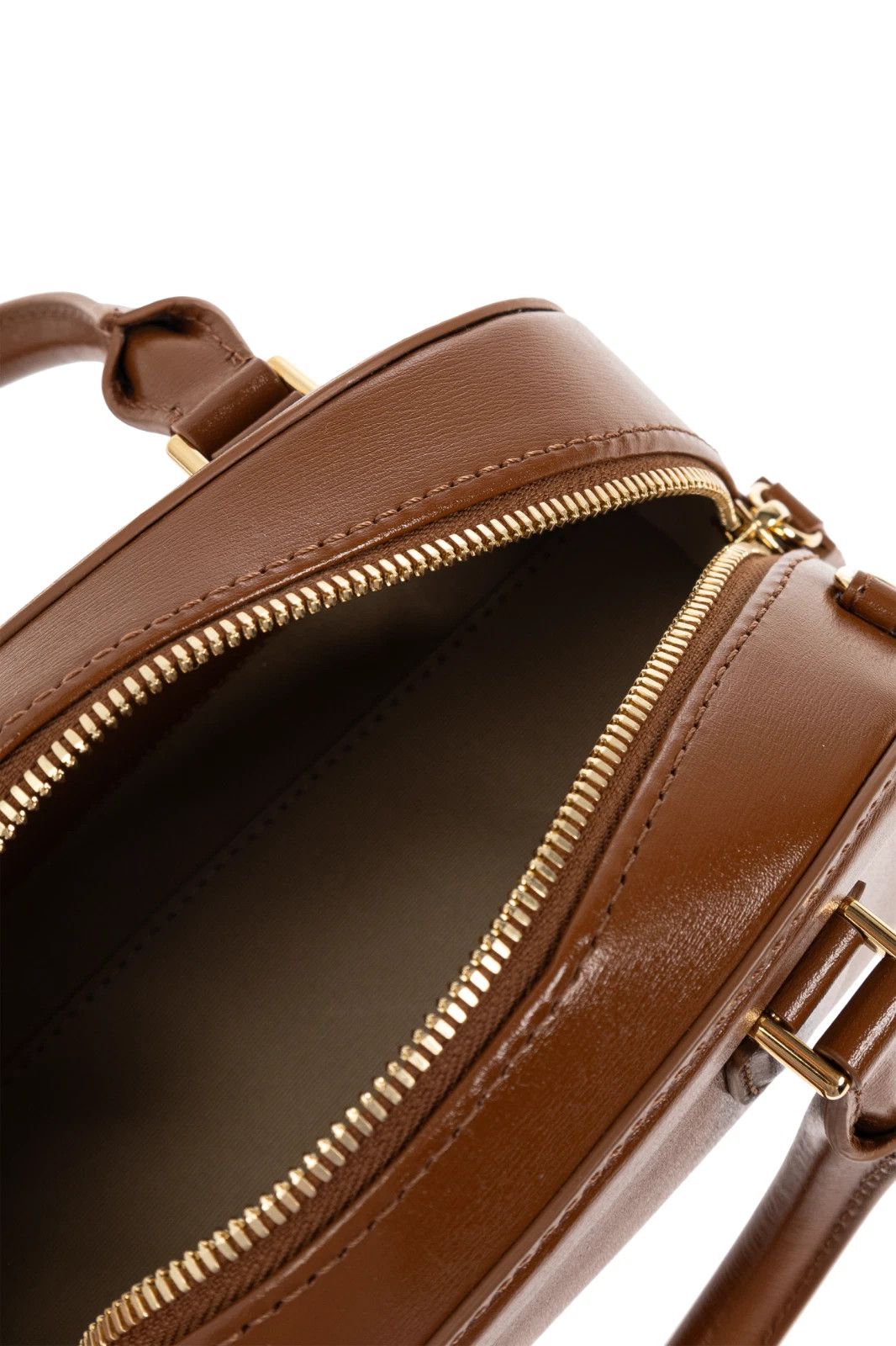 Alexander McQueen ALEXANDER MCQUEEN Birdee Mini Brown Top Handle New Auth Size ONE SIZE - 4 Thumbnail
