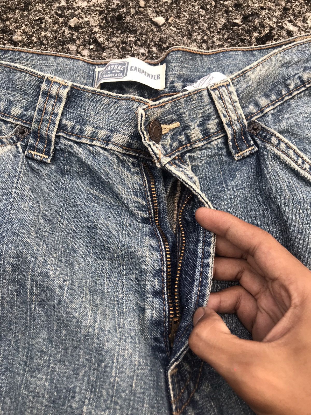 Designer × Levi's × Vintage Levi’s Signature Carpenter baggy jeans Size US 36 / EU 52 - 9 Thumbnail