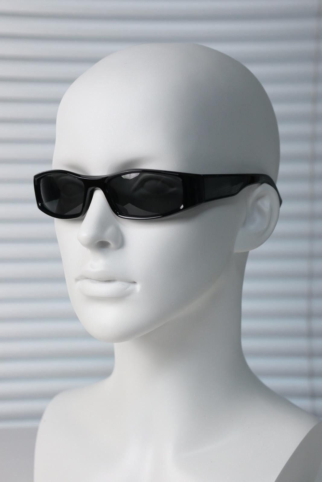 Other Rare Vtg Y2k Avant Garde Cat Eye Black Sunglasses Unisex OS Size ONE SIZE - 4 Thumbnail