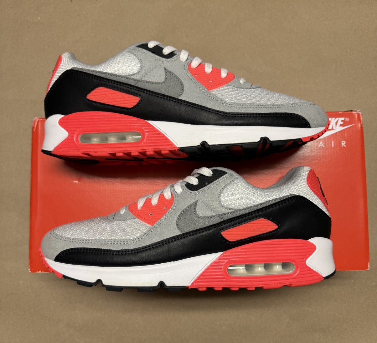 Nike Air Max 90 “Christmas Sweater” Men’s Green/Red Shoes w/ OG Box sz 9.5 NEW Concepts X Dunk High Premium SB  main image 3