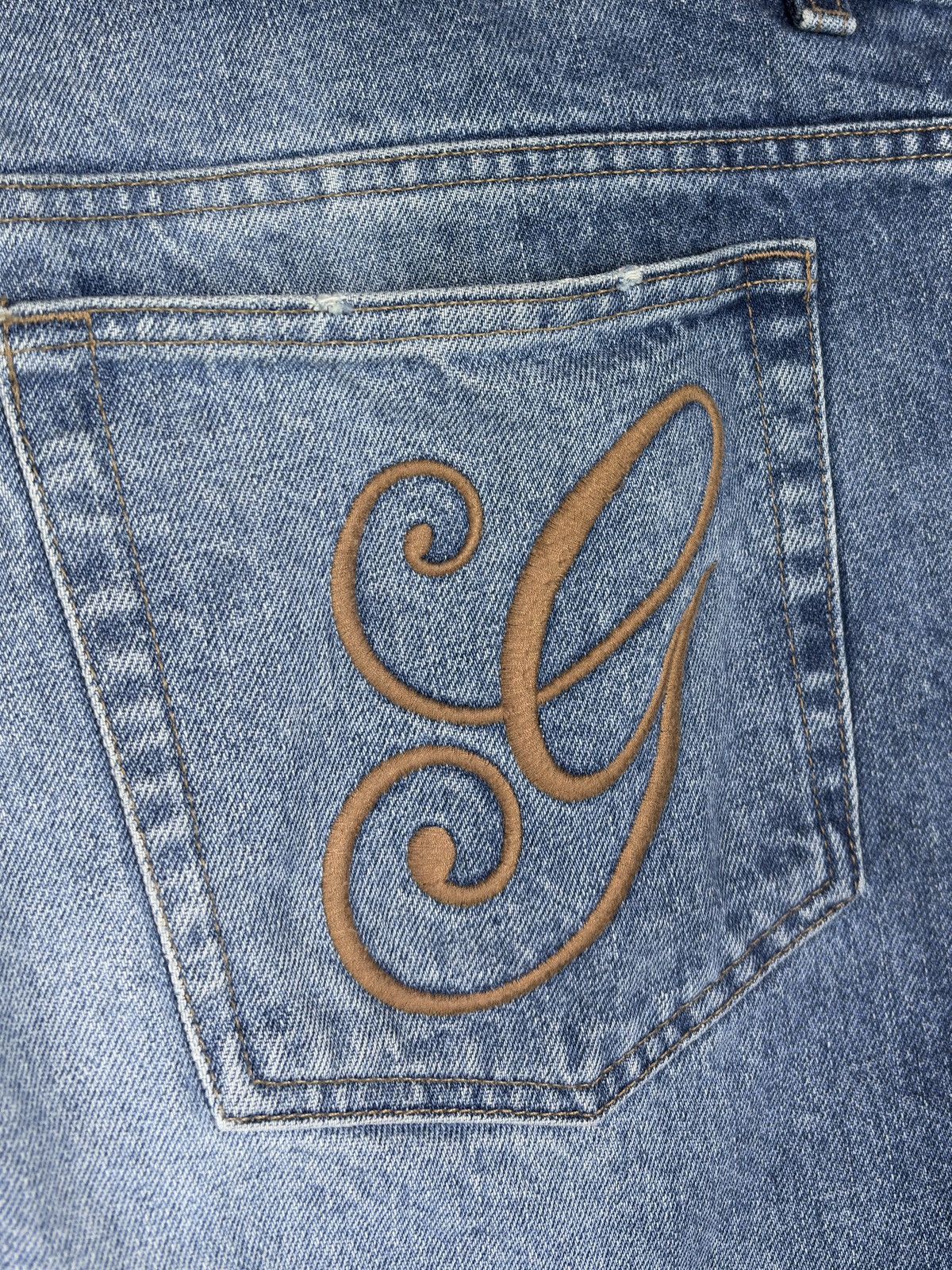 Gucci FW01 Gucci By Tom Ford Vintage Embroidered G Denim Jeans Size US 40 / EU 56 - 4 Thumbnail