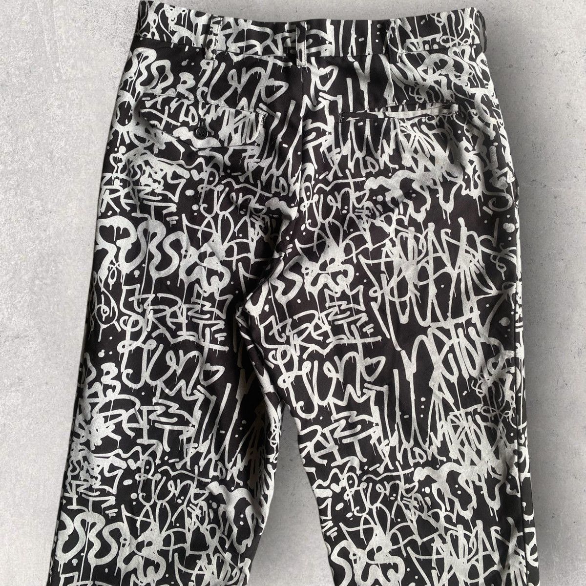Comme des Garcons Black Comme Des Garcons Graffiti Pants Size US 31 - 4 Thumbnail